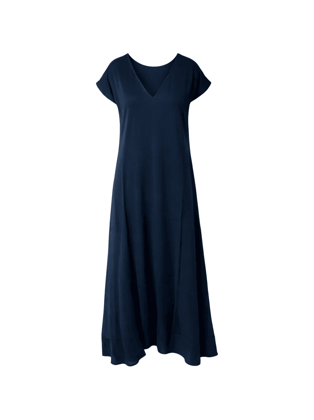 V-neck midi dress - Image 1