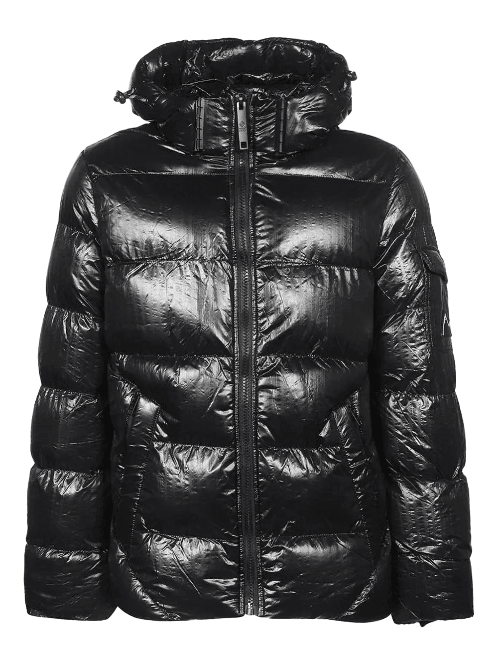 hooded down jacket - Image 1