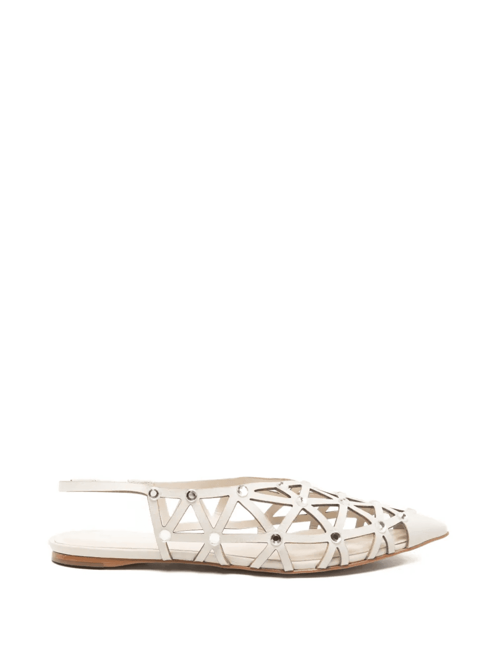 embellished ballet flats - Image 1