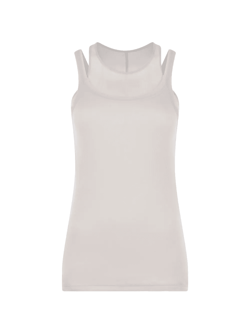 crew-neck ribbed tank top - Image 1