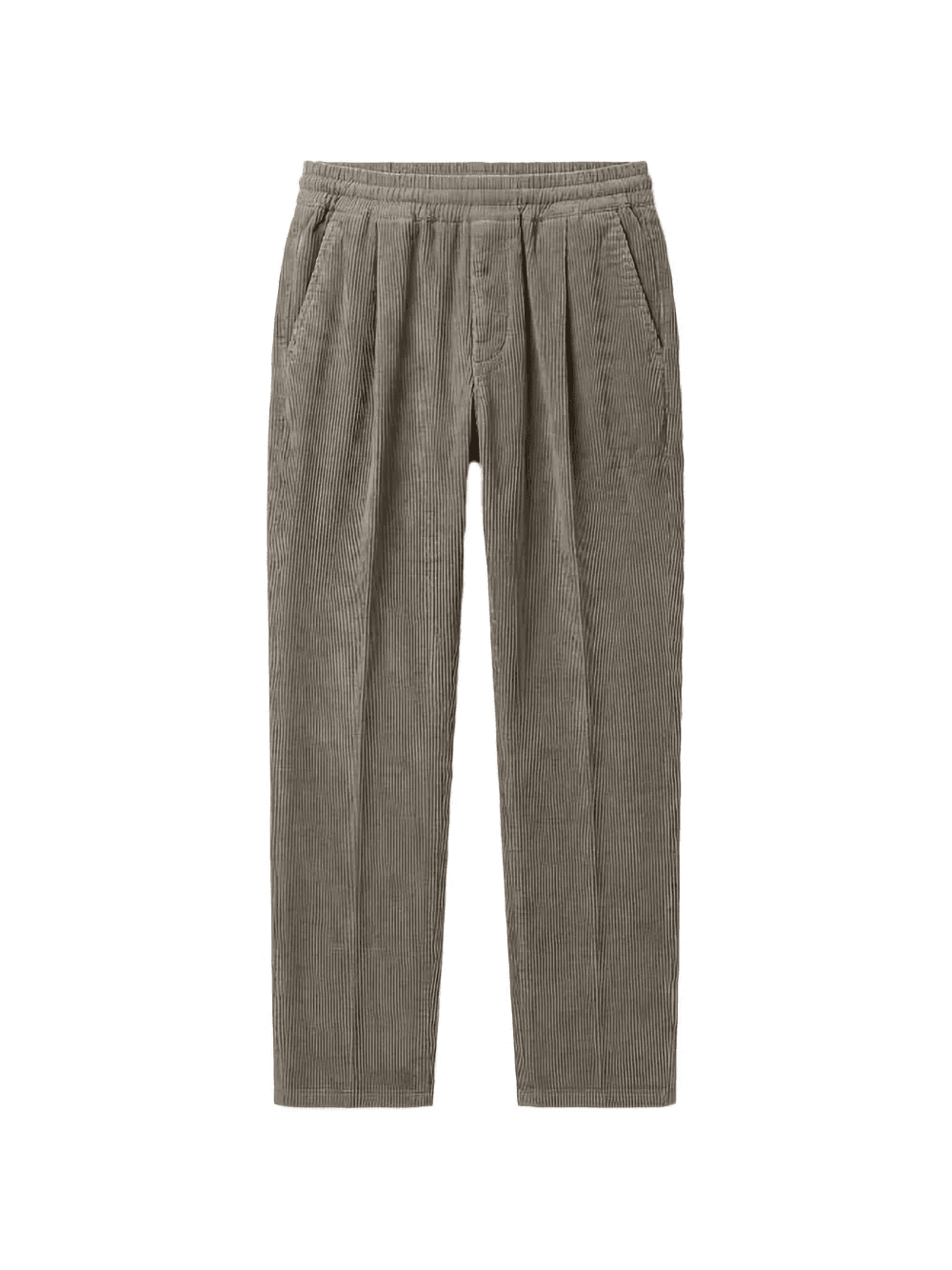 corduroy straight trousers - Image 1