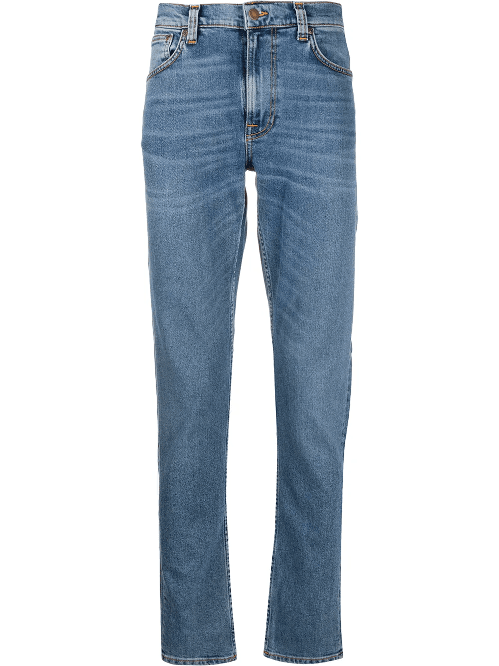 mid rise straight jeans - Image 1