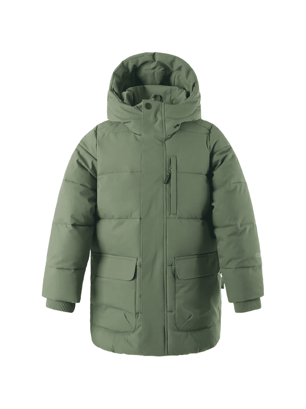 Tiger Eye hooded padded jacket - Image 1