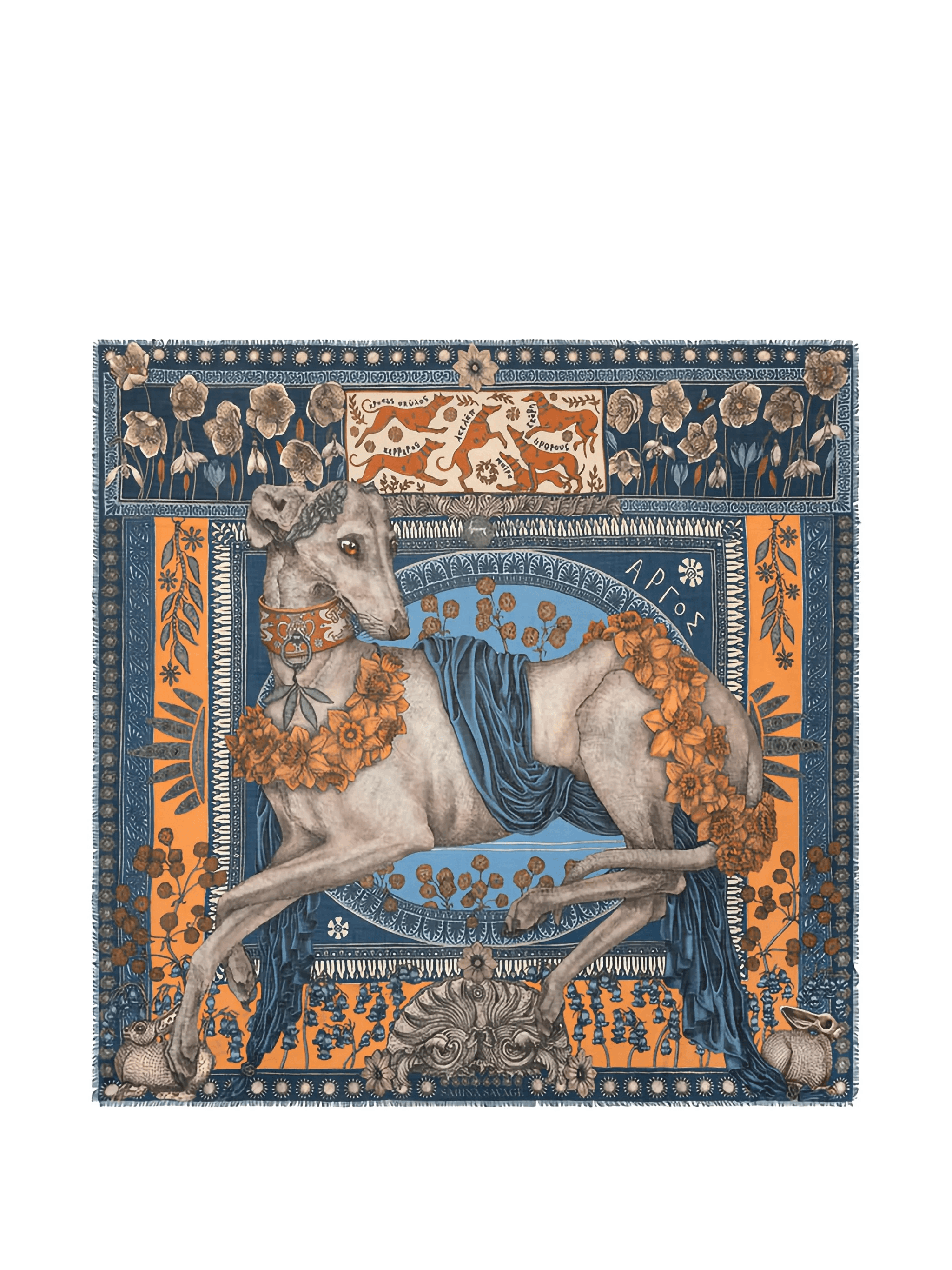 illustration scarf - Image 1