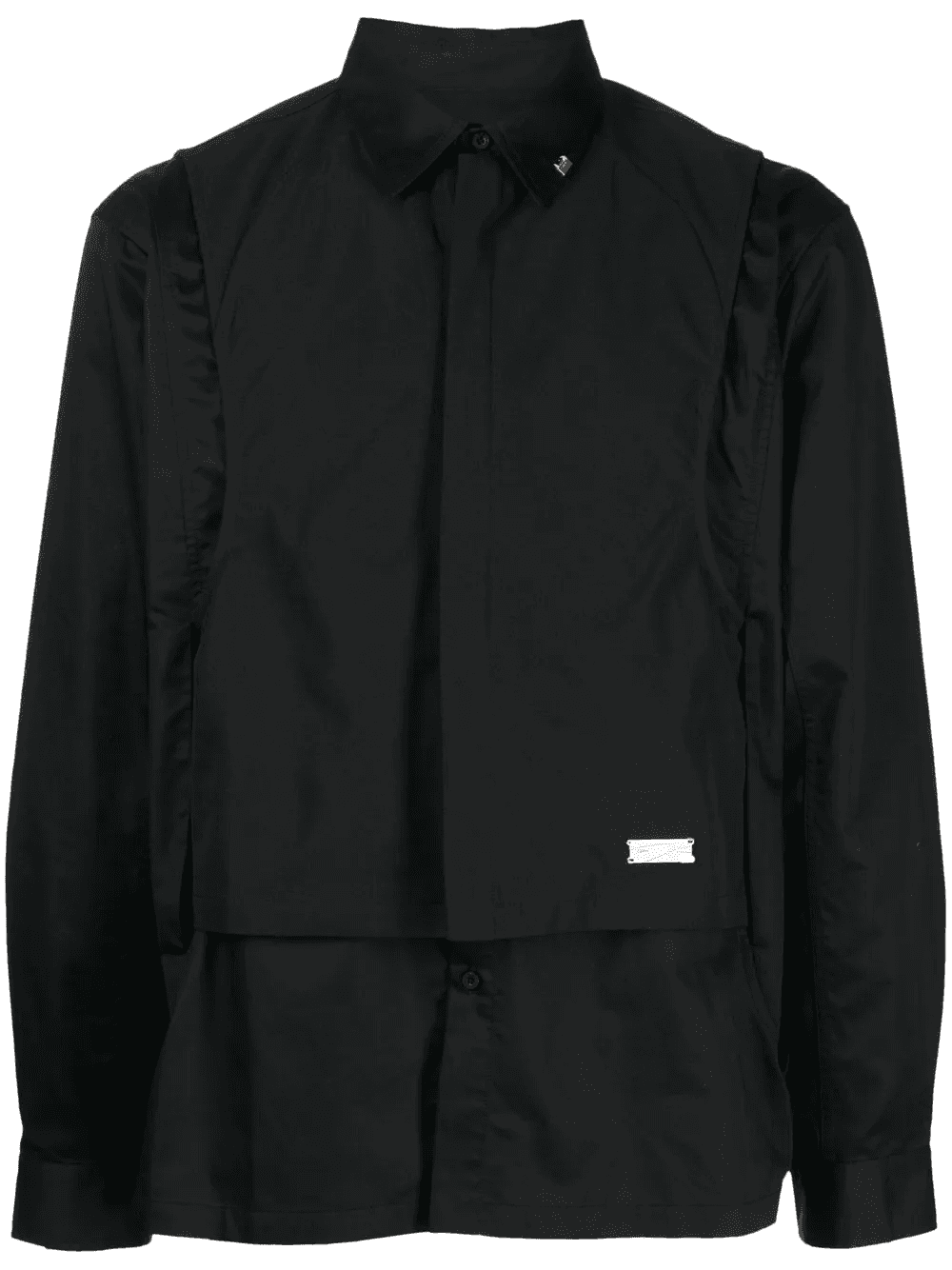 long-sleeved layered shirt - Image 1