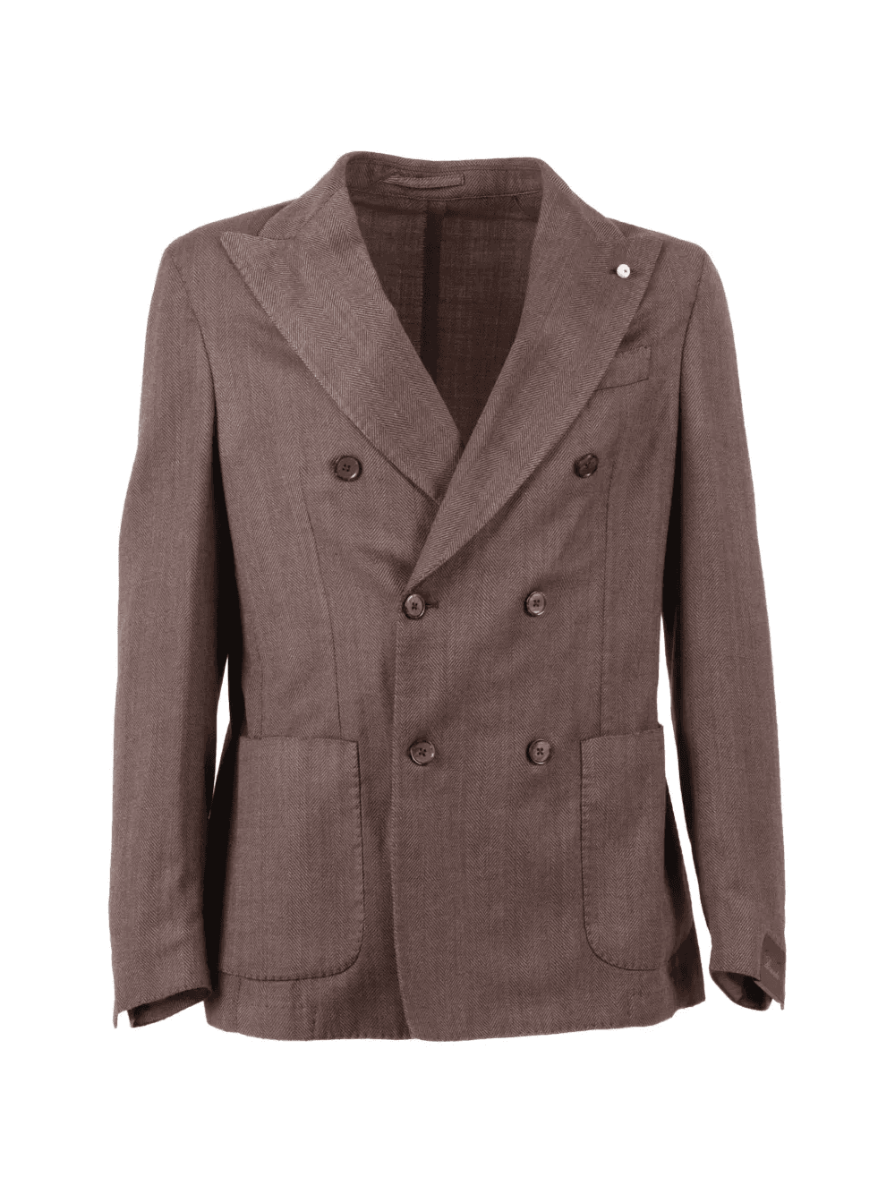 double-breasted suit jacket - Image 1