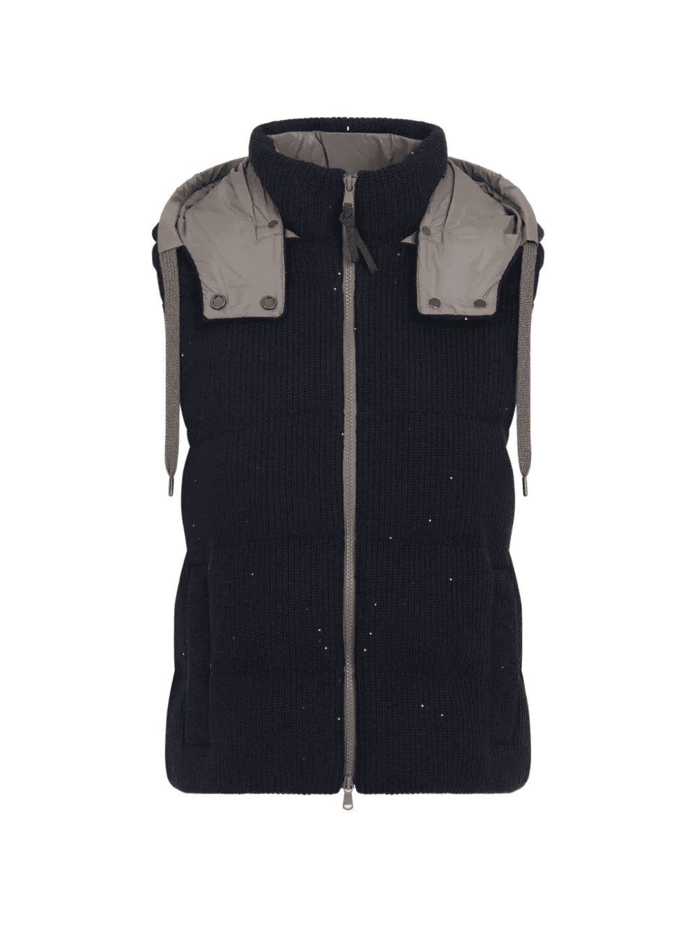 hooded zip vest - Image 1