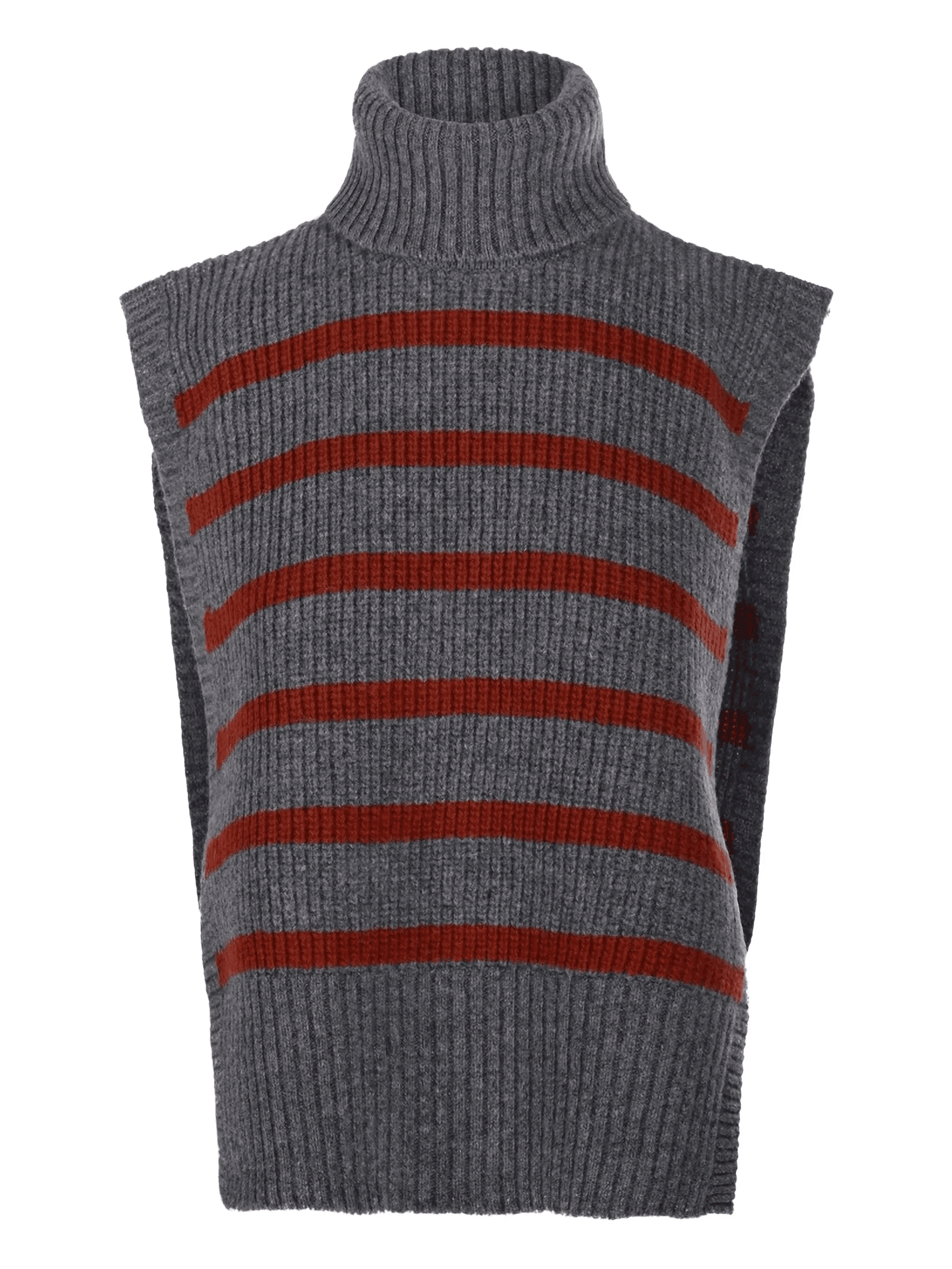 turtleneck striped sweater - Image 1
