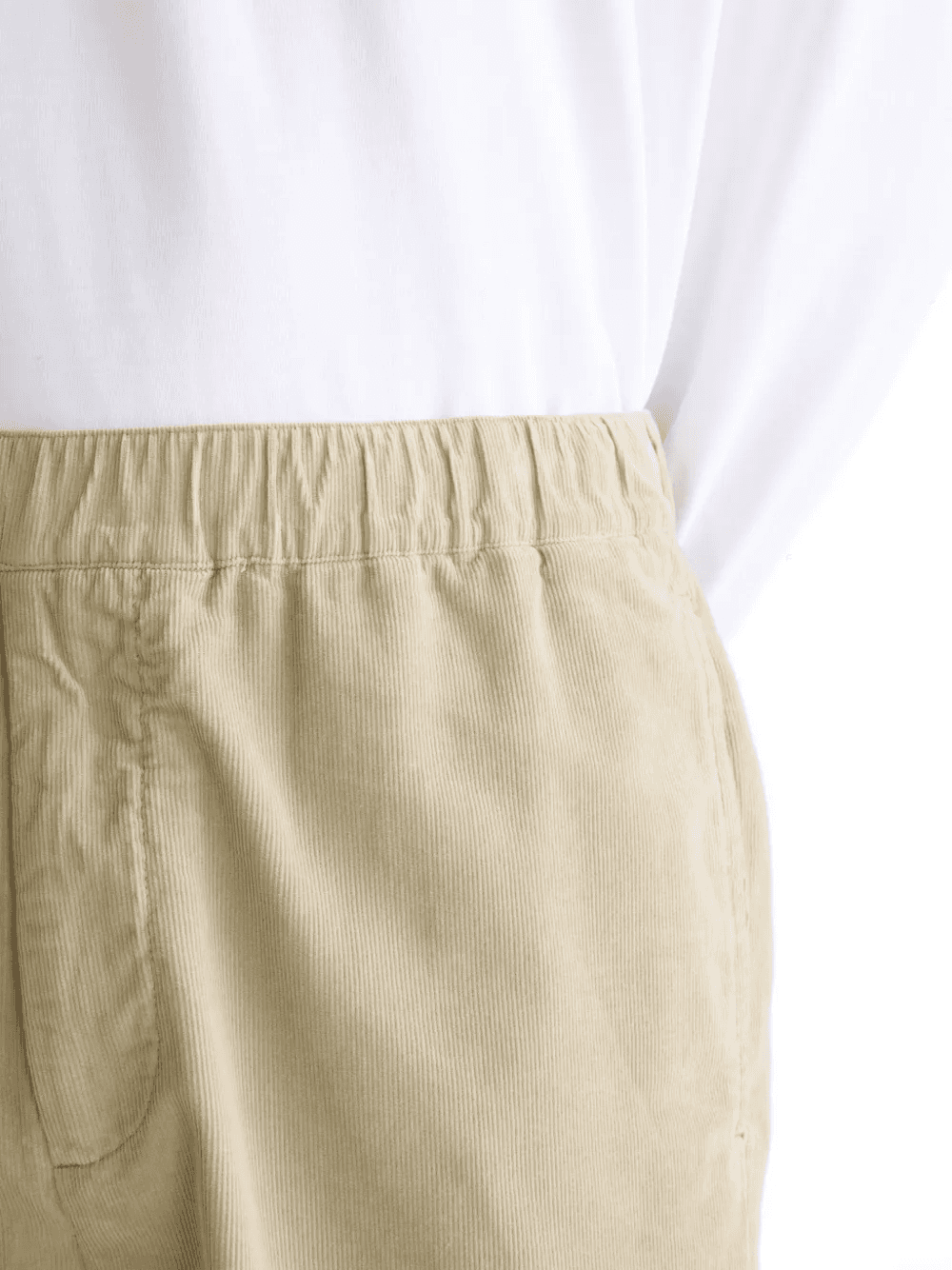 elasticated corduroy shorts - Image 1