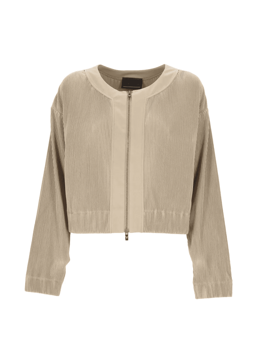 full-zip plisse jacket - Image 1