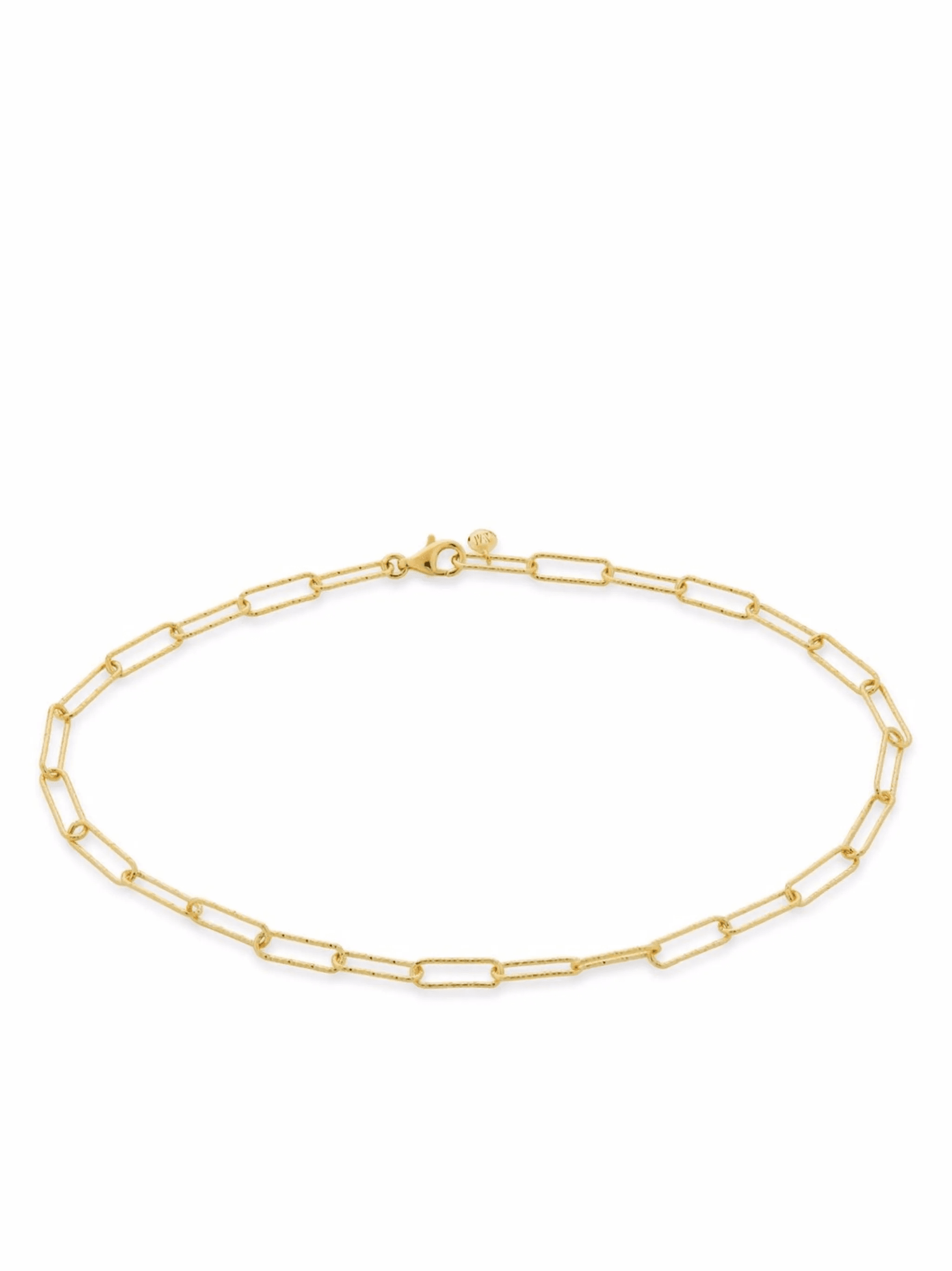Alta textured chain anklet - Image 1