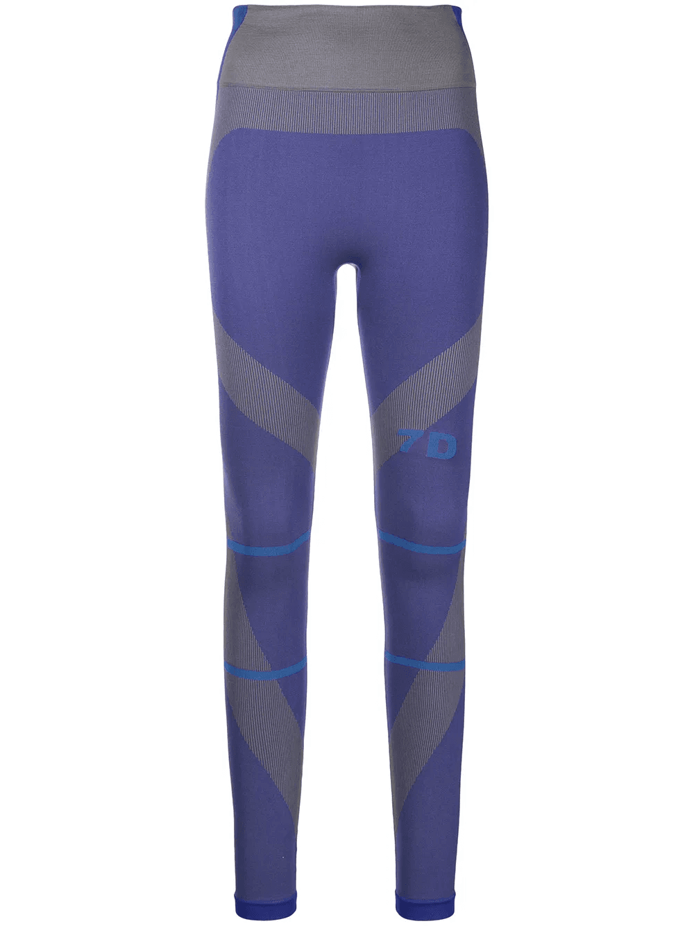 logo-print panelled tights - Image 1