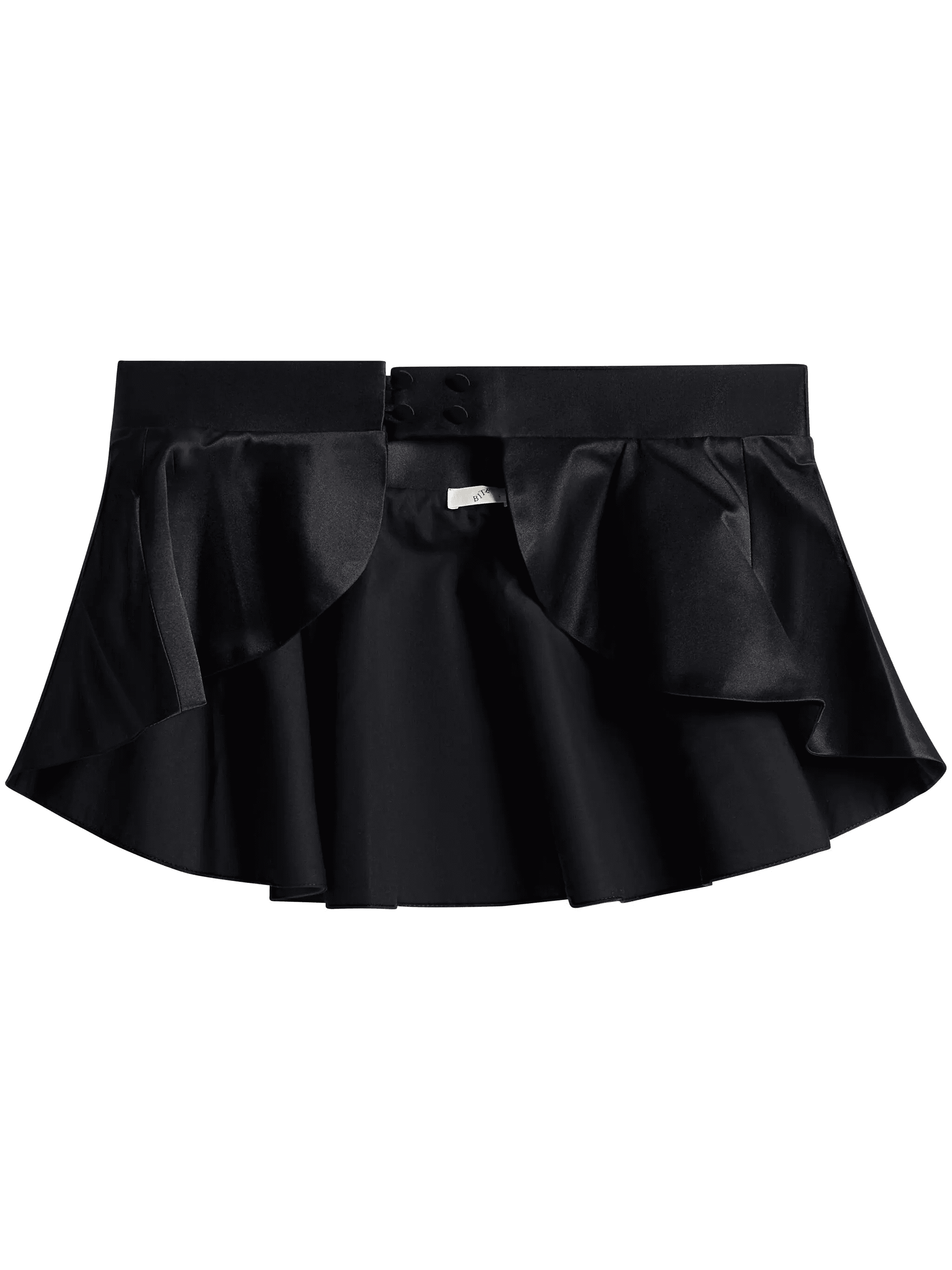 ruffled satin belt - Image 1