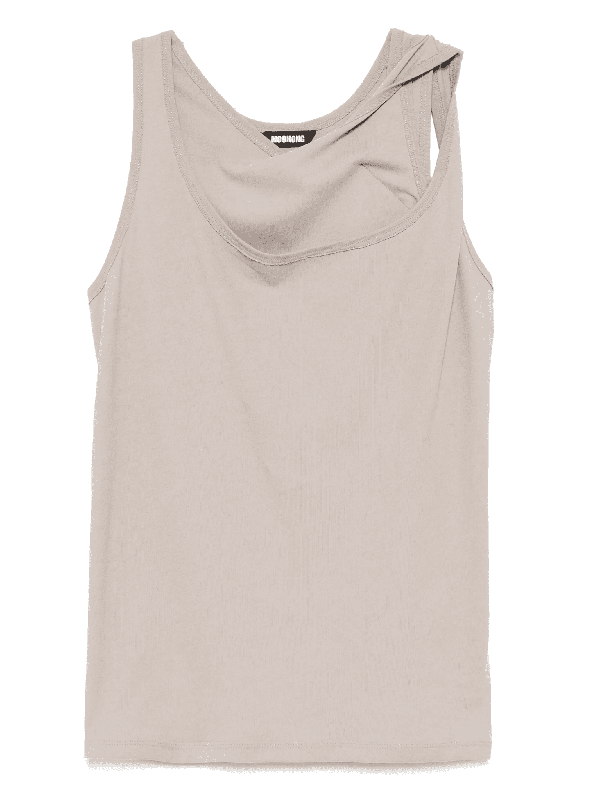 draped sleeveless top - Image 1