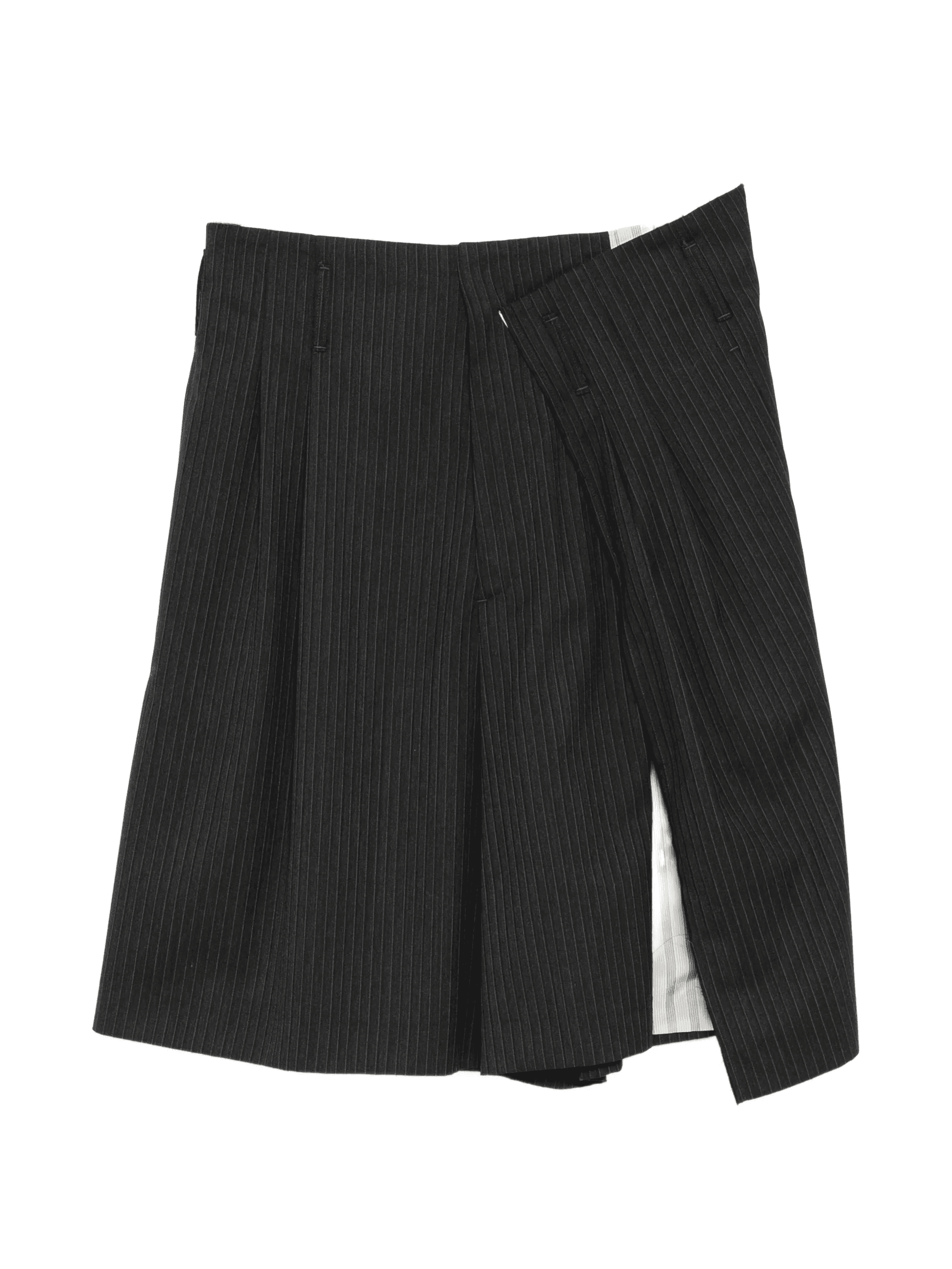 rotated panel shorts - Image 1