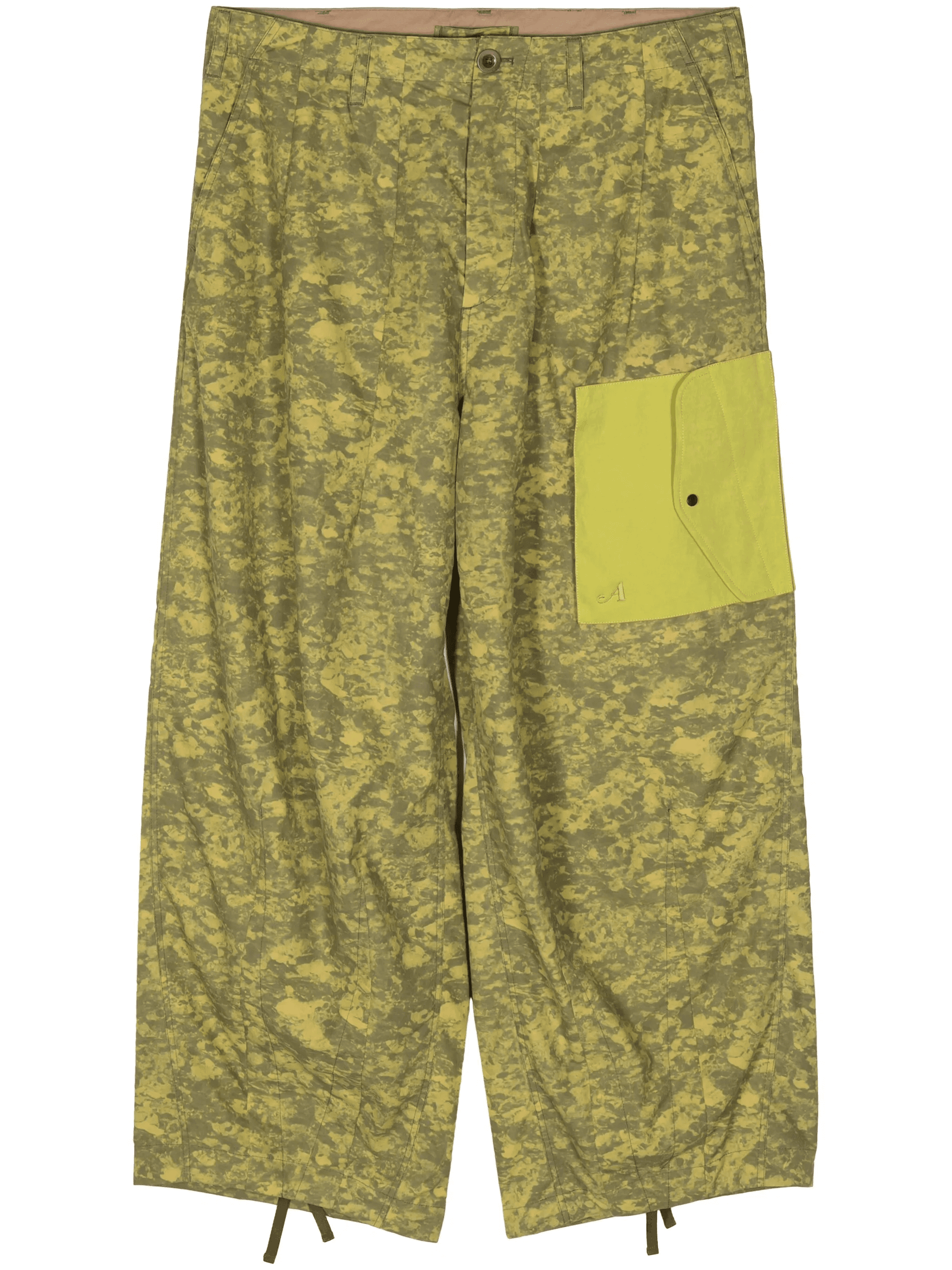 camouflage-print wide-leg trousers - Image 1