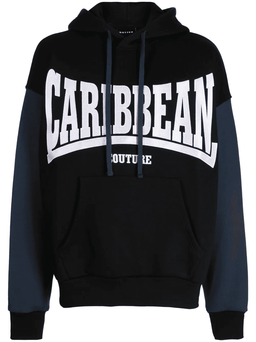 logo-embroidered jersey hoodie - Image 1