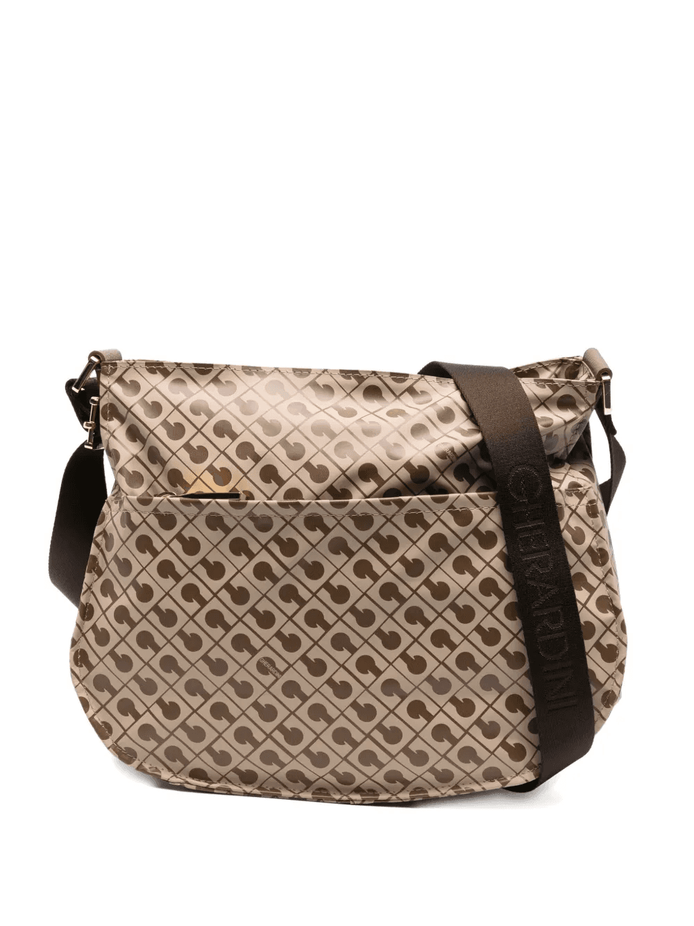 monogram-pattern satchel bag - Image 1