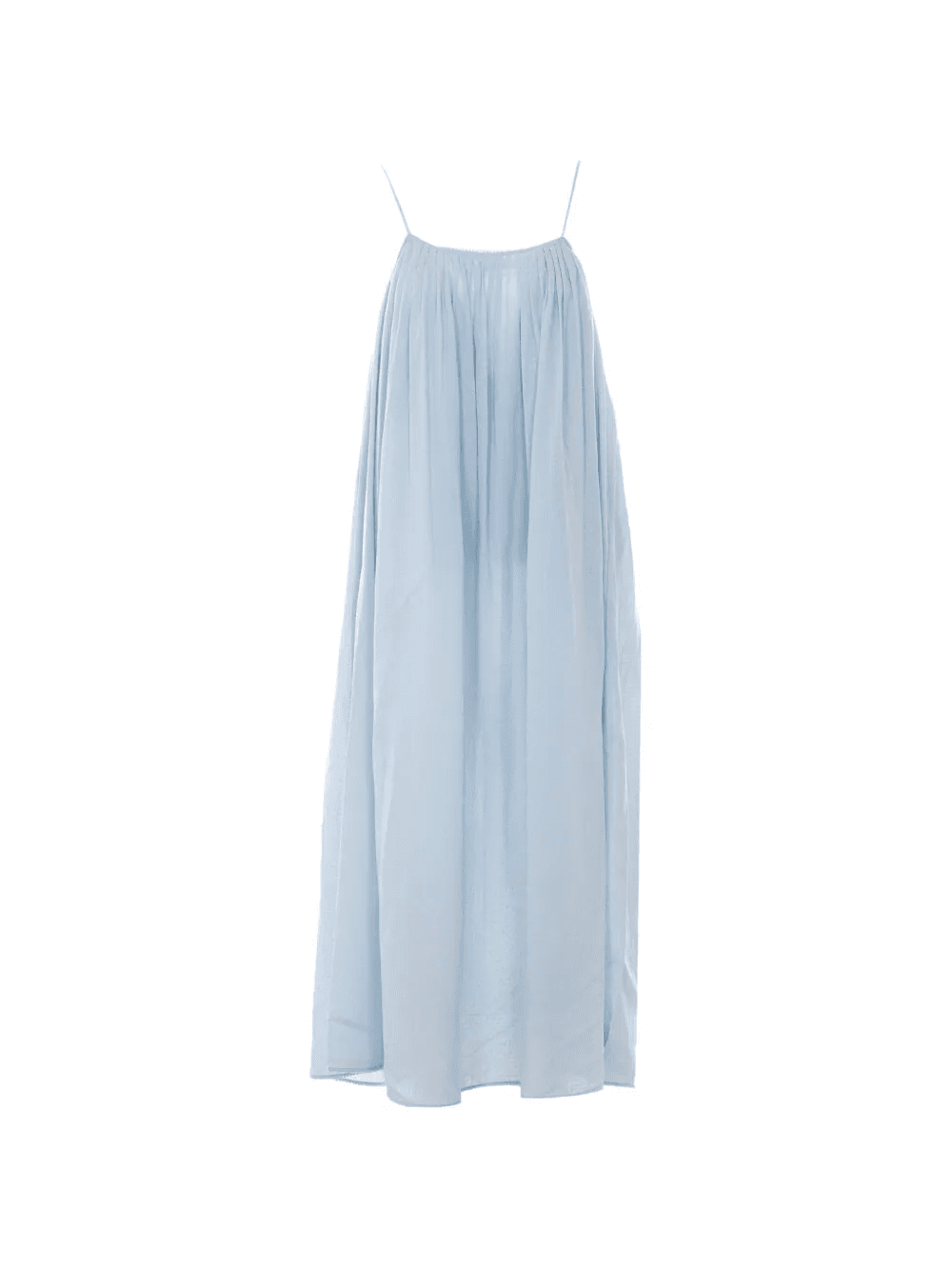 spaghetti straps embroidered dress - Image 1