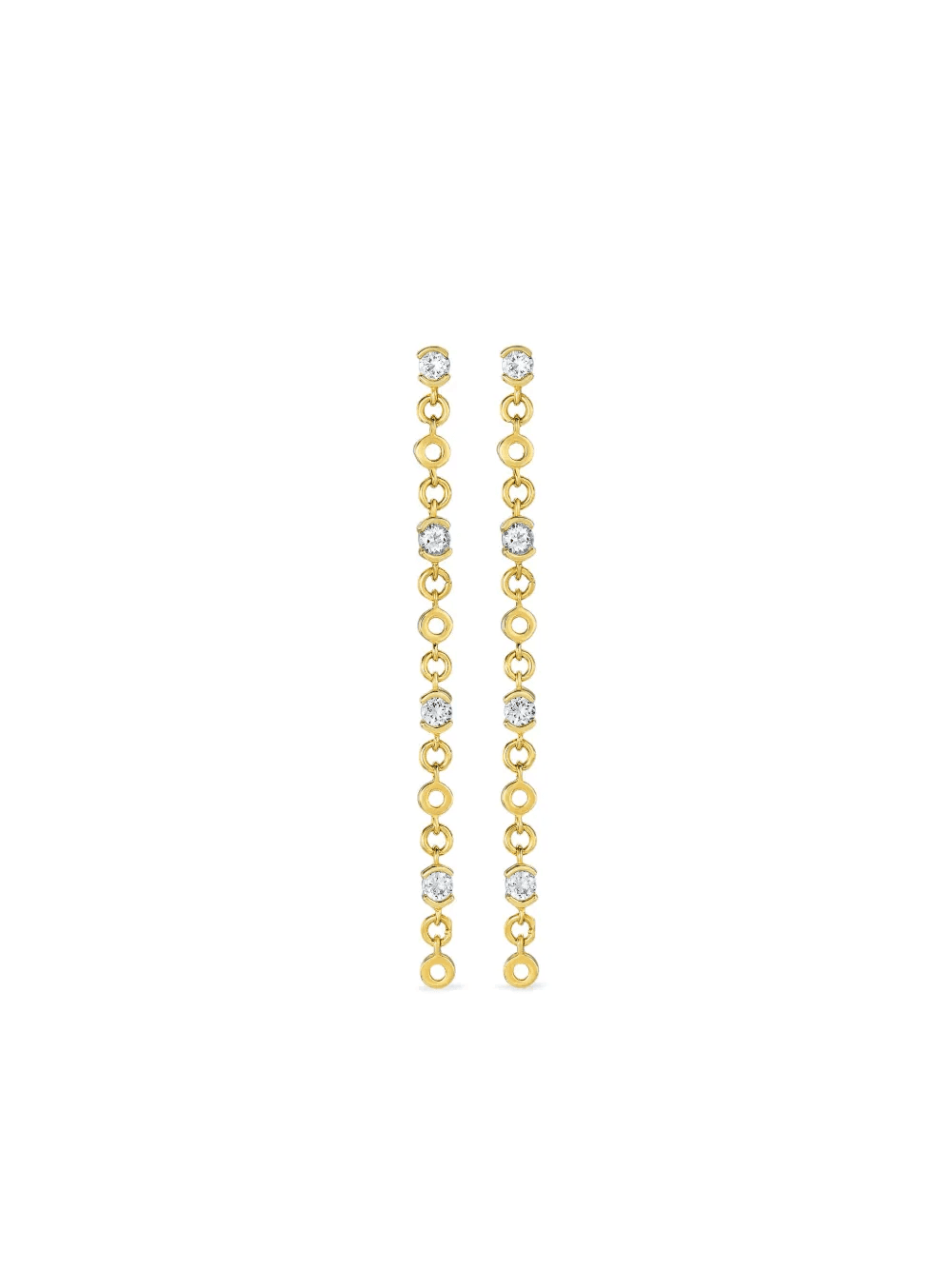 Lyla 18kt gold vermeil drop earrings - Image 1