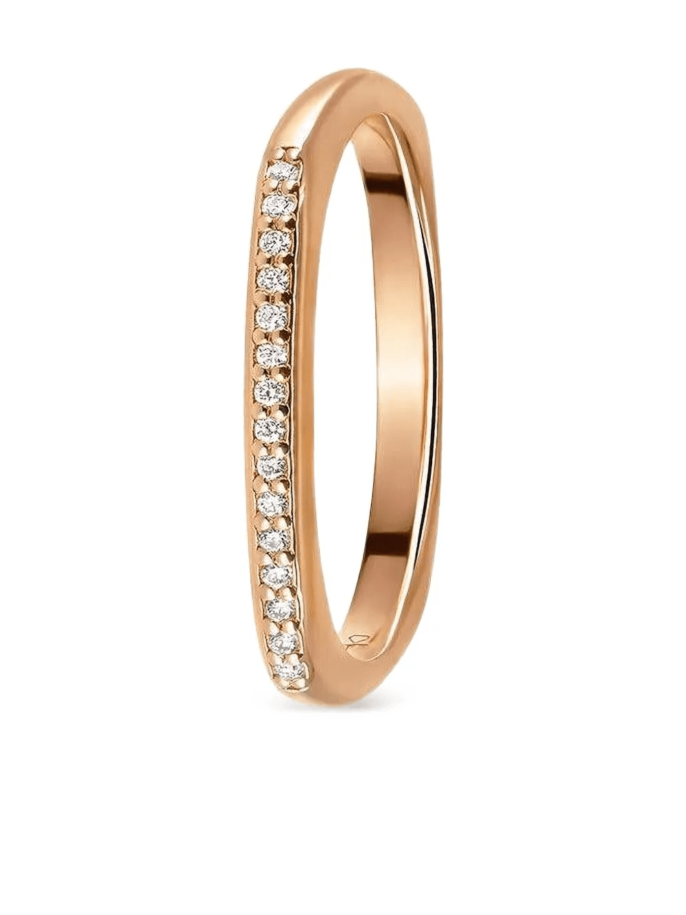 18K yellow gold Eternity Phalanx diamond ring - Image 1