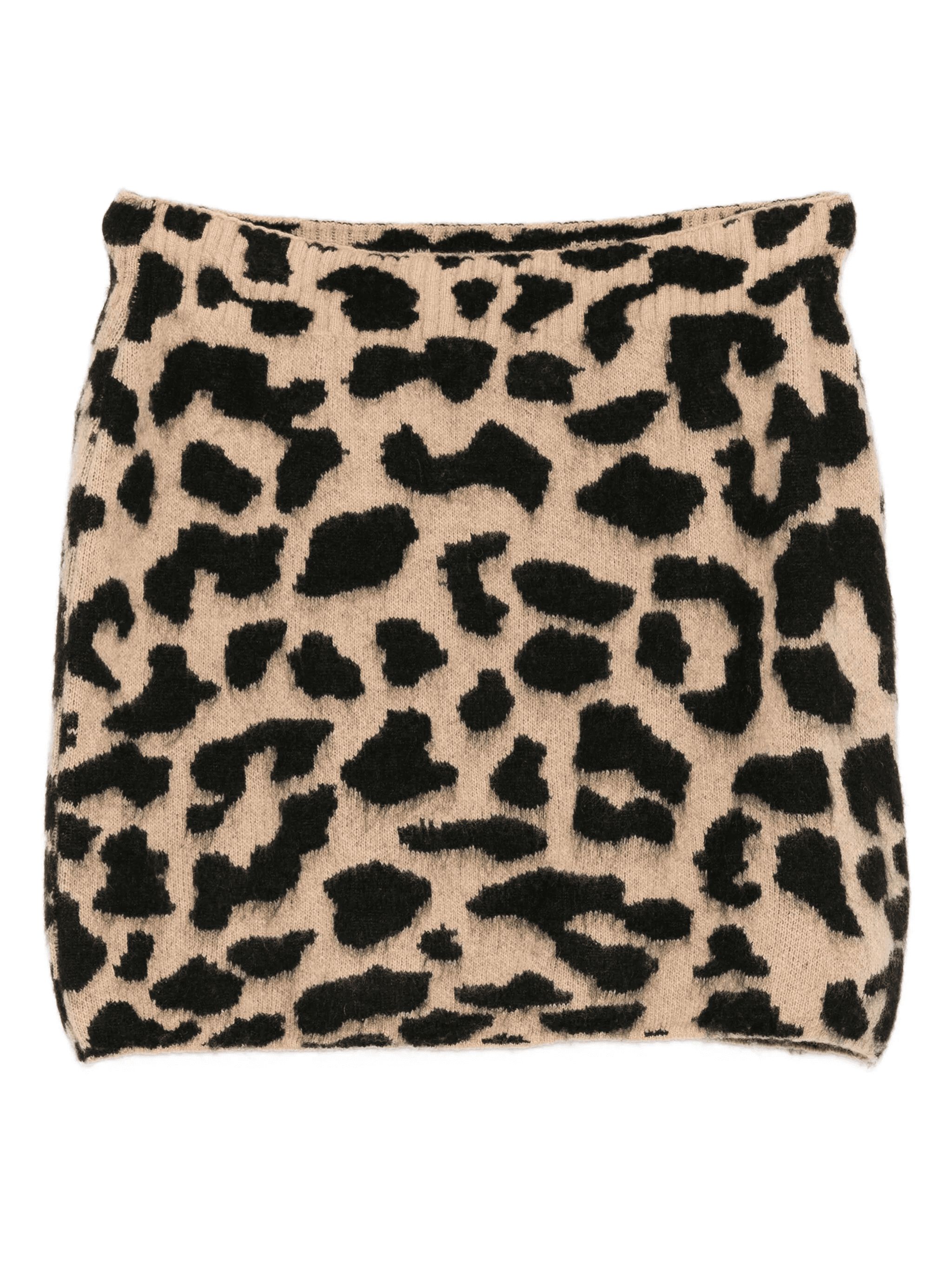 patterned mini skirt - Image 1