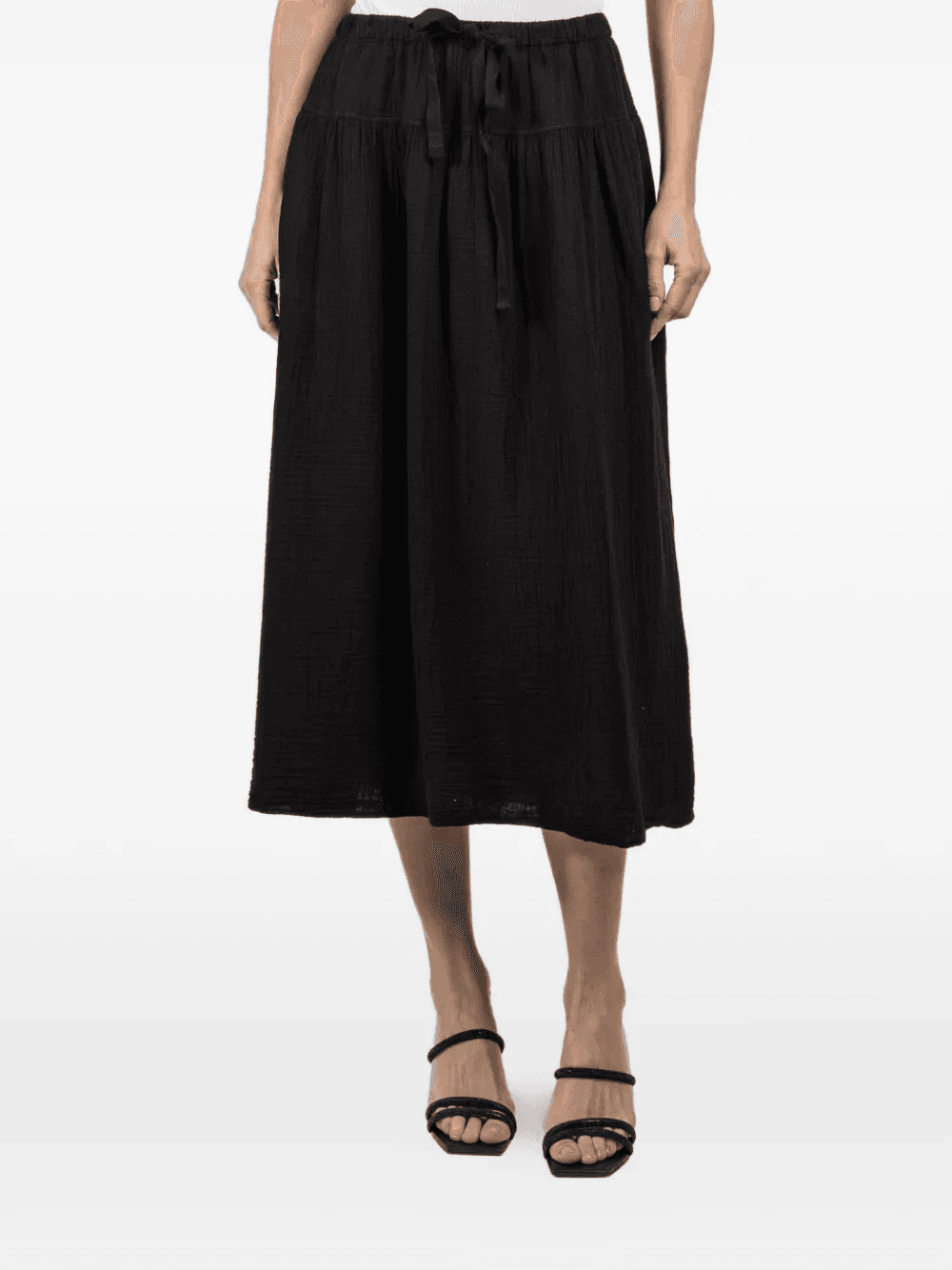 tie-waist midi skirt - Image 1