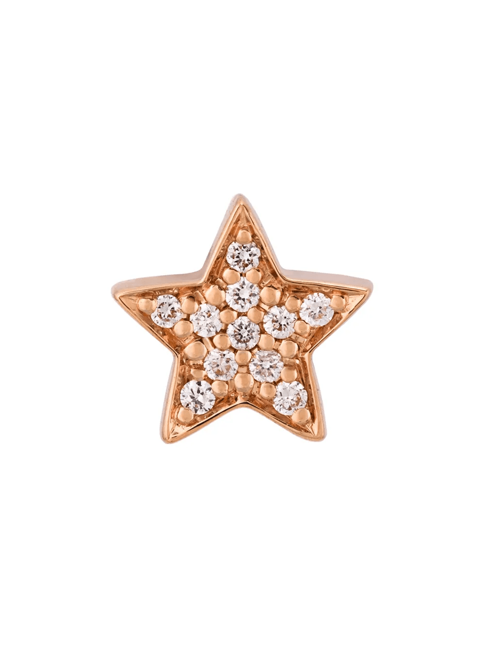 18kt rose gold STASIA MINI Star diamond earring - Image 1