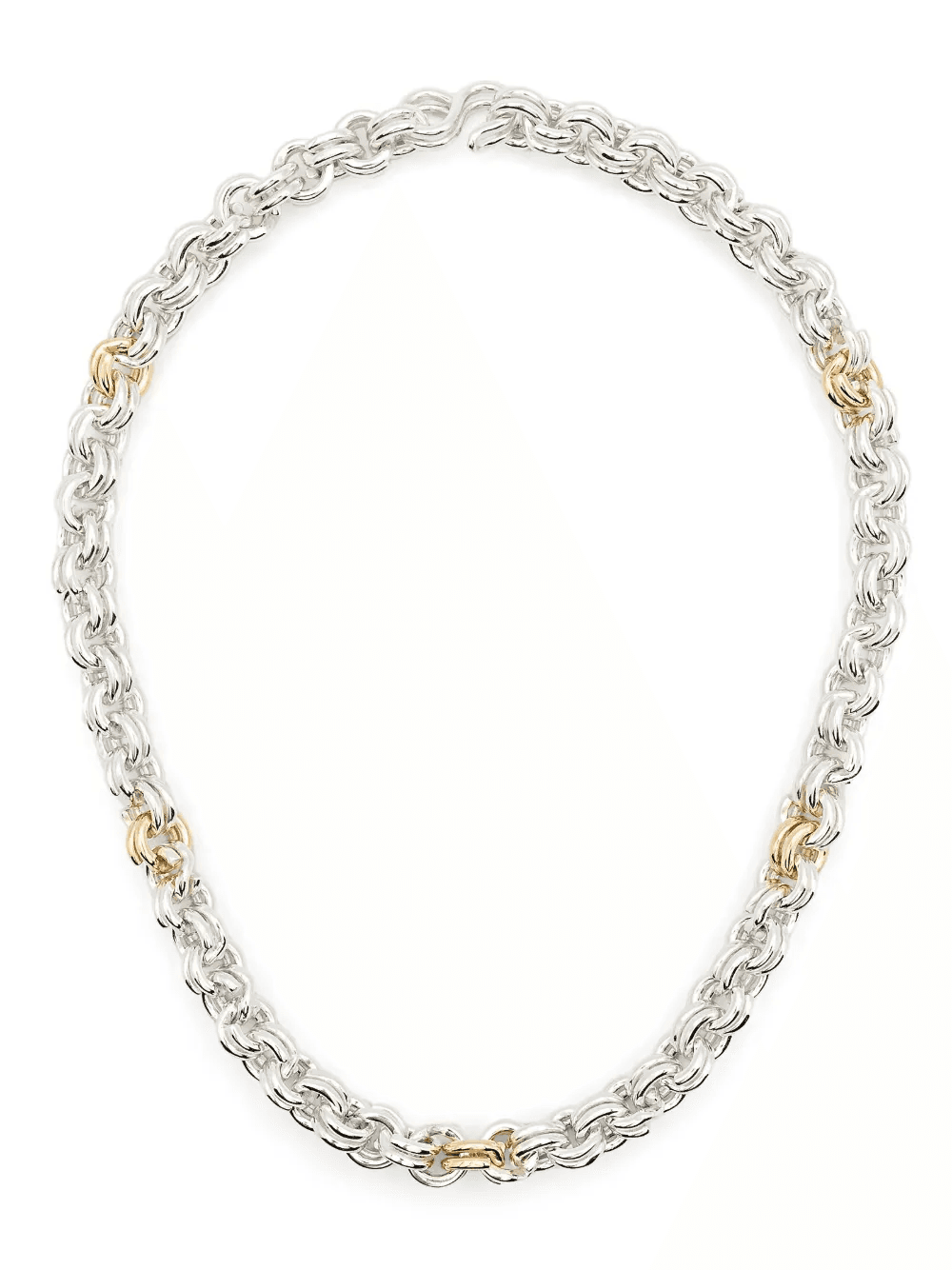 14K yellow gold Keychain necklace - Image 1