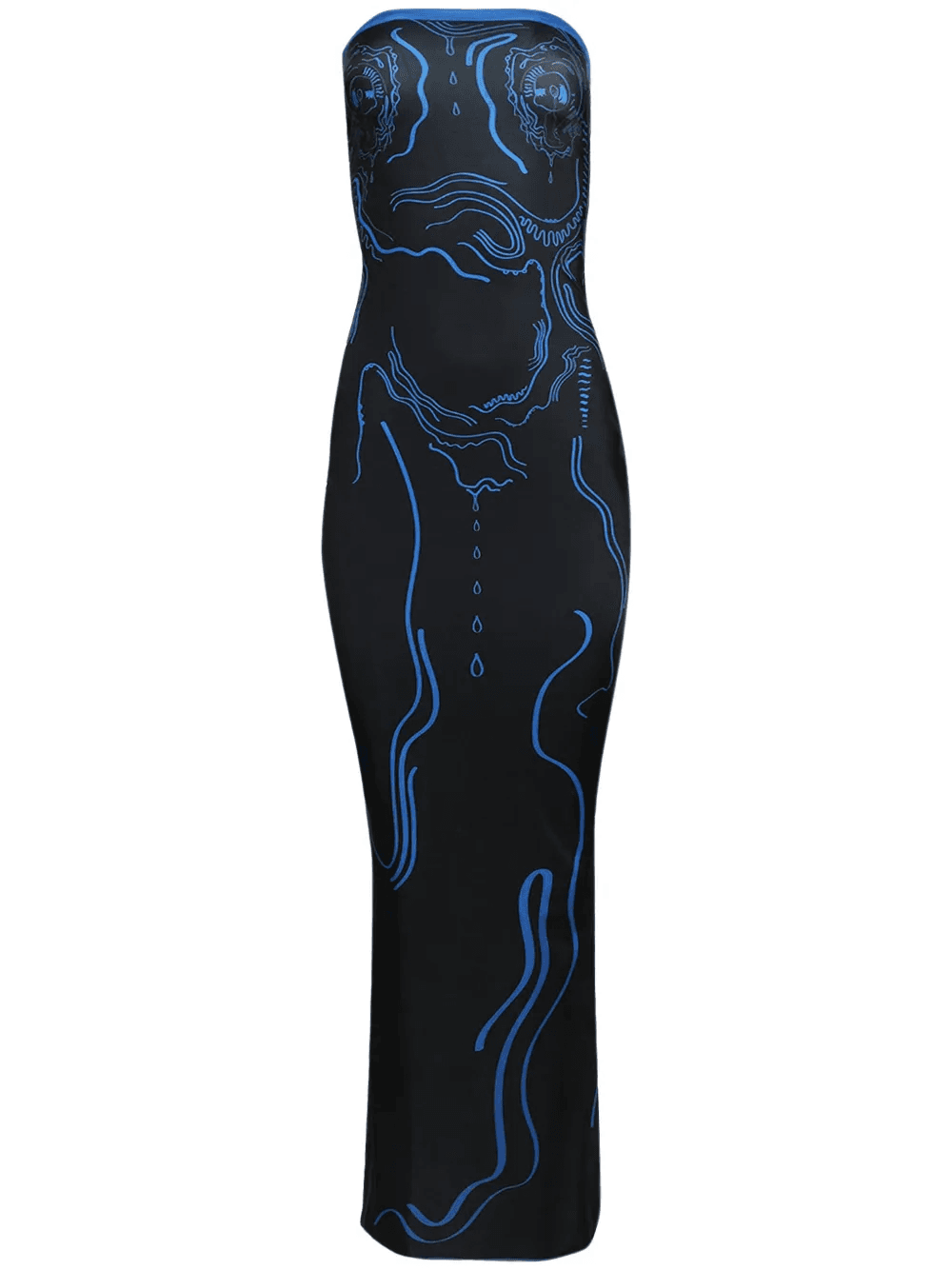 printed long dress - Image 1