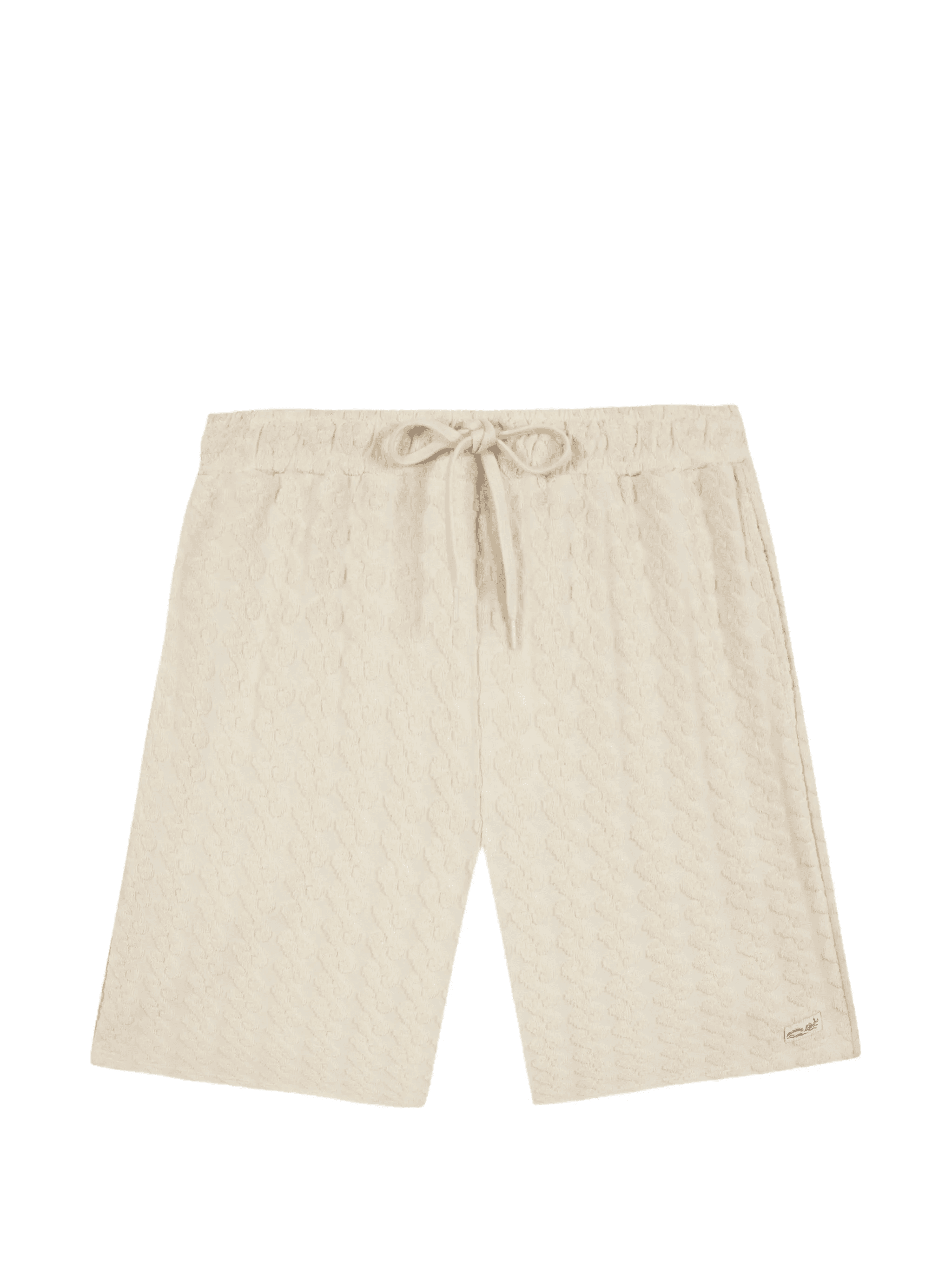 knitted drawstring shorts - Image 1