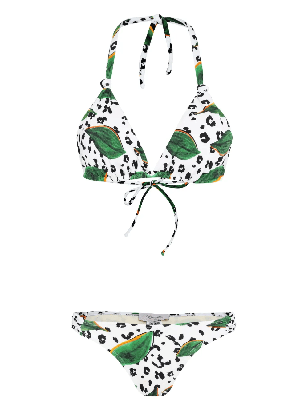 leaf-print bikini set - Image 1