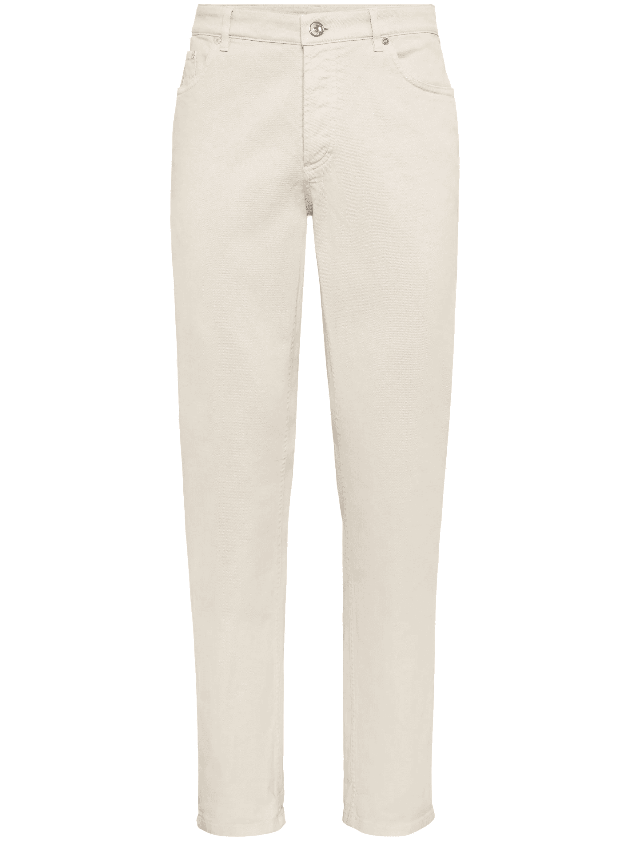 straight-leg stretch-cotton trousers - Image 1