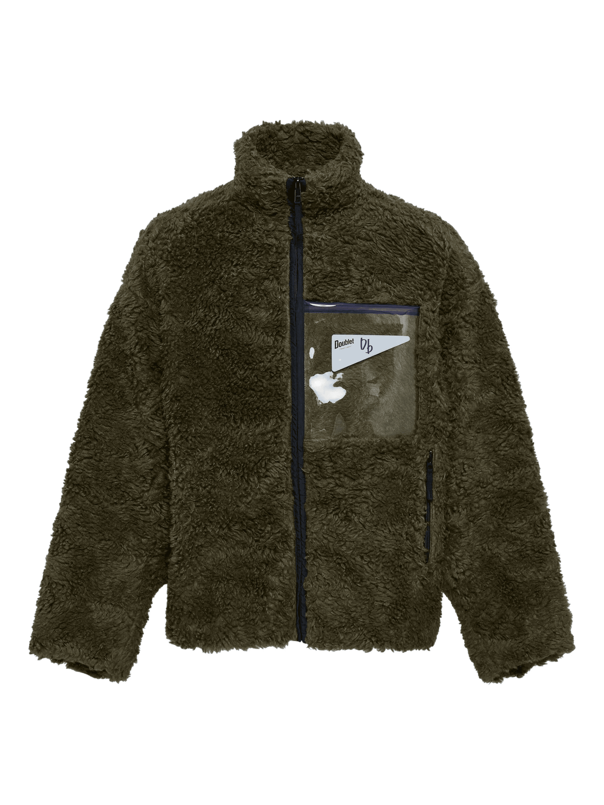 zip-up fleece jacket - Image 1