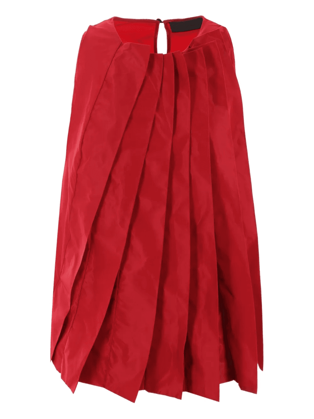 pleated crew-neck top - Image 1