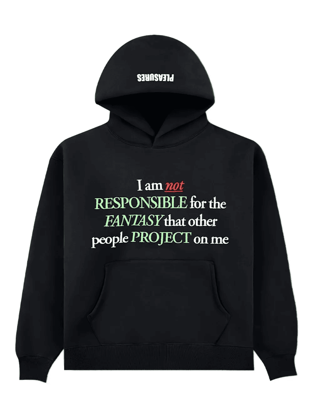 lettering-print hoodies - Image 1