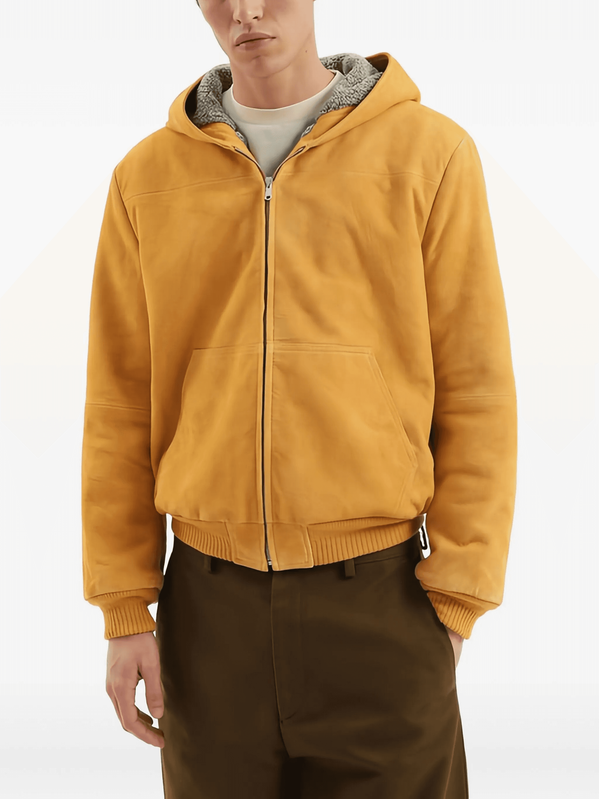 hooded zip-up jacket - Image 1