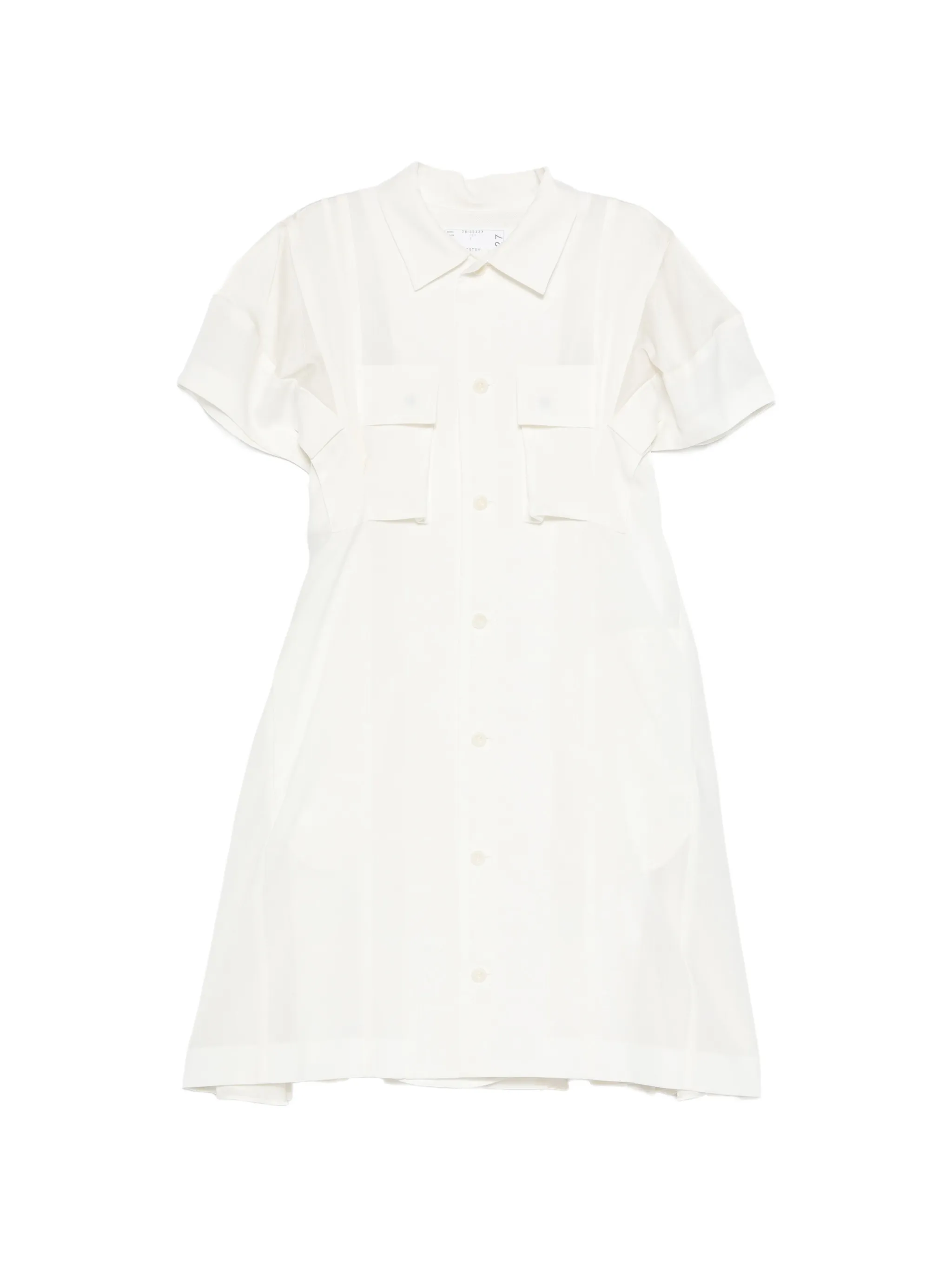 panelled shirt mini dress - Image 1