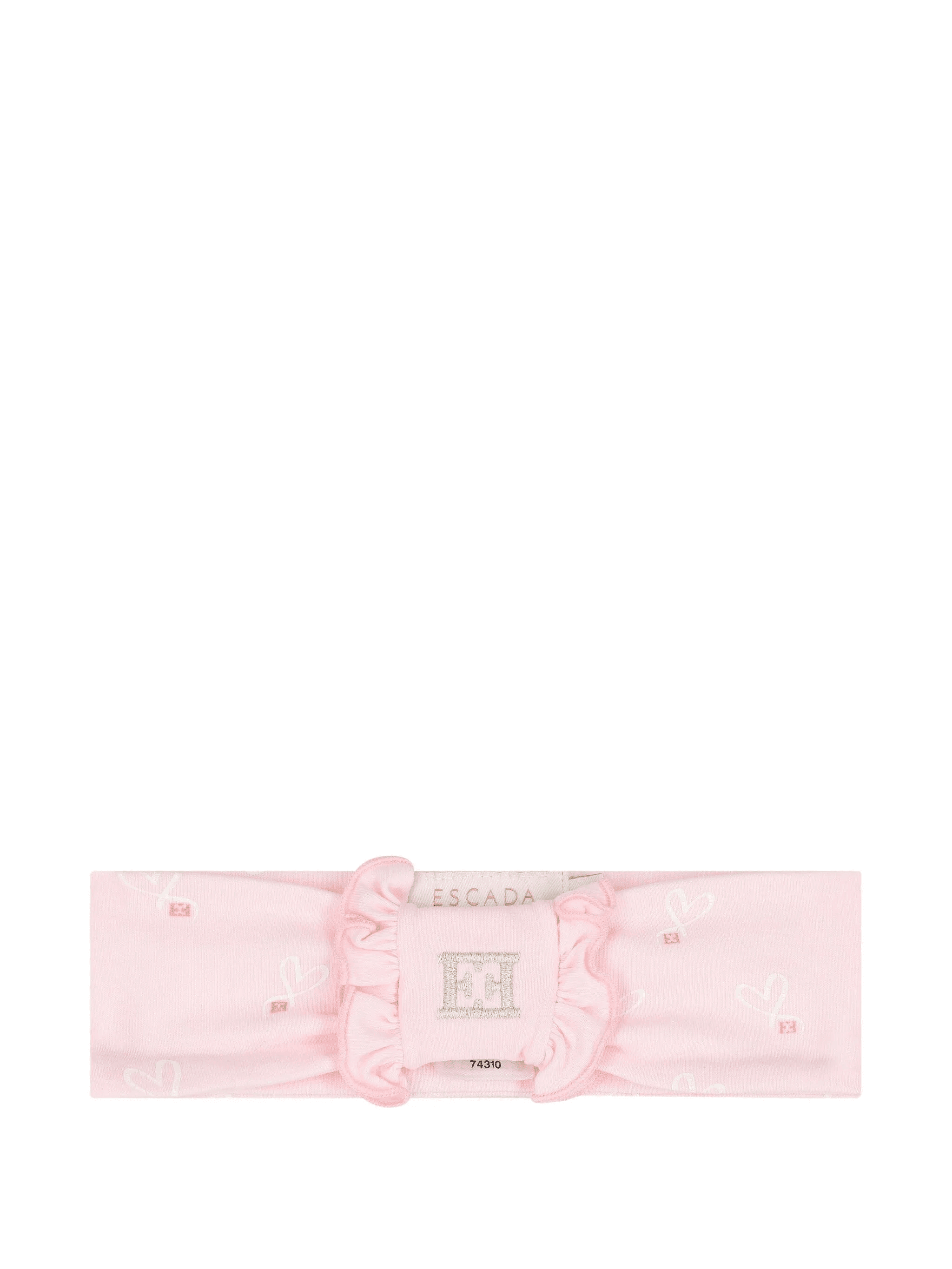 ruffled heart-print headband - Image 1