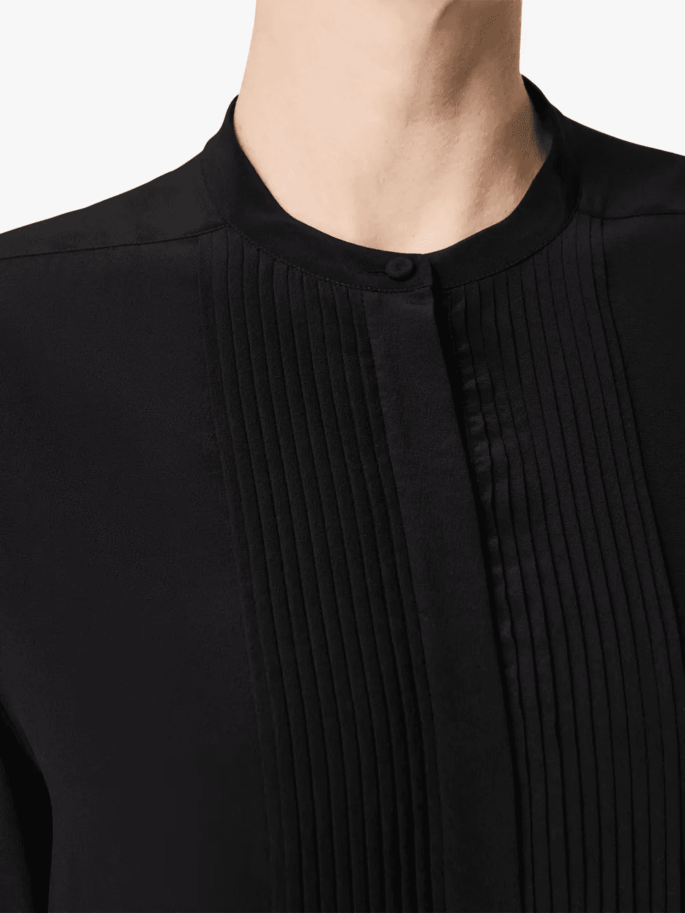 pleated tuxedo shirt - Image 1