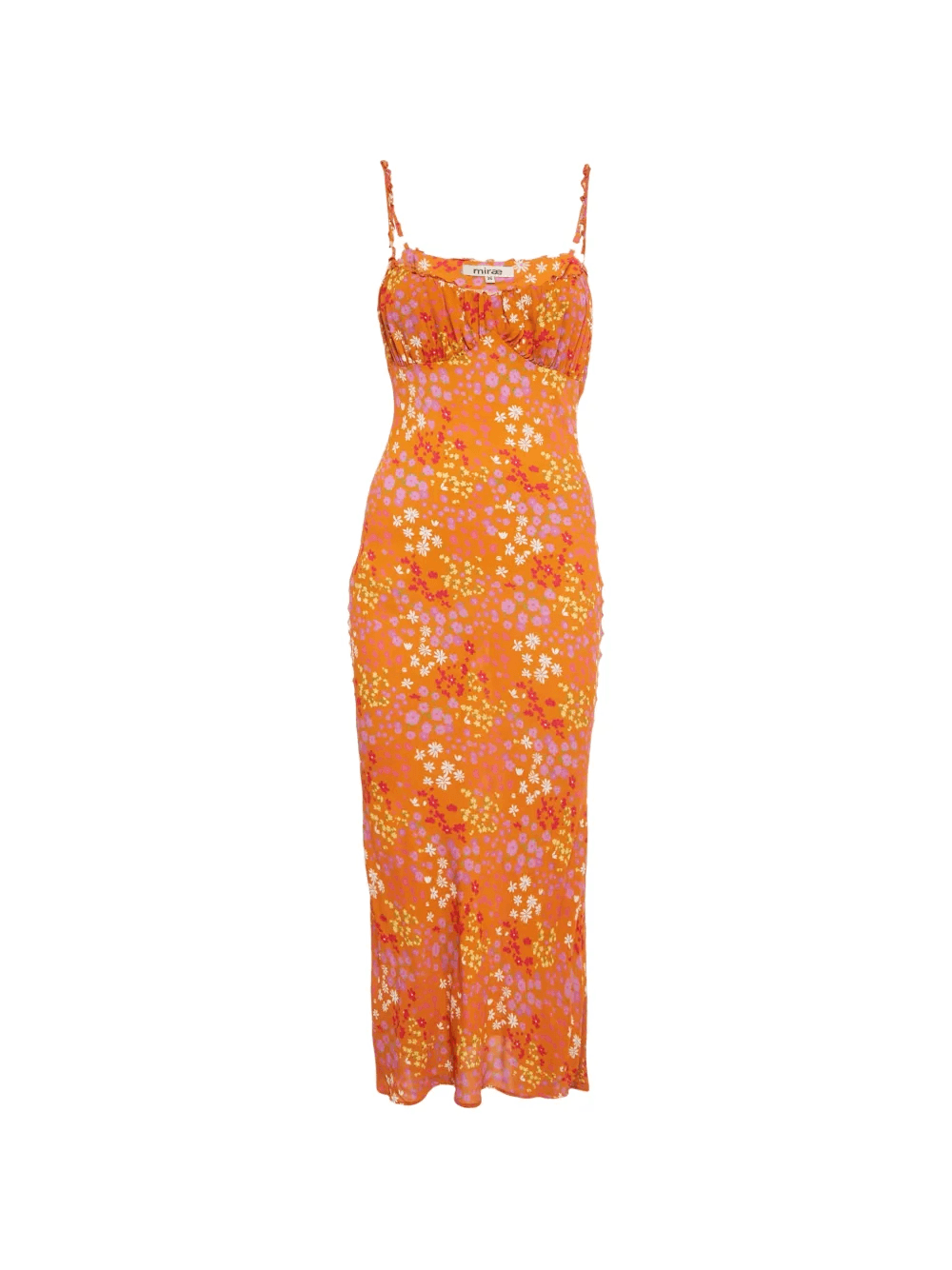 floral-print strap midi dress - Image 1