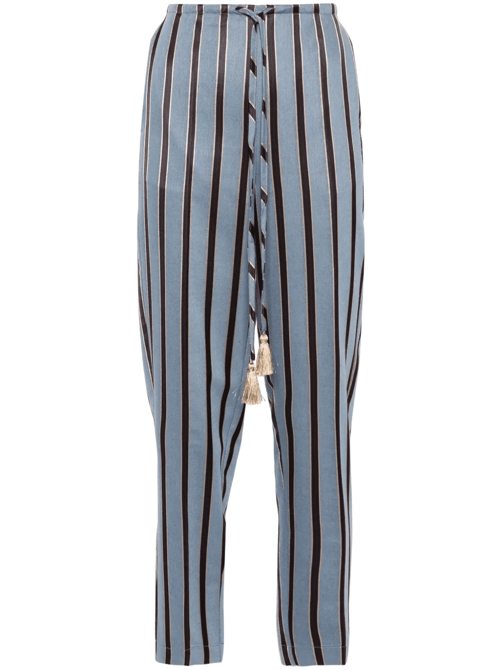 striped tapered trousers - Image 1