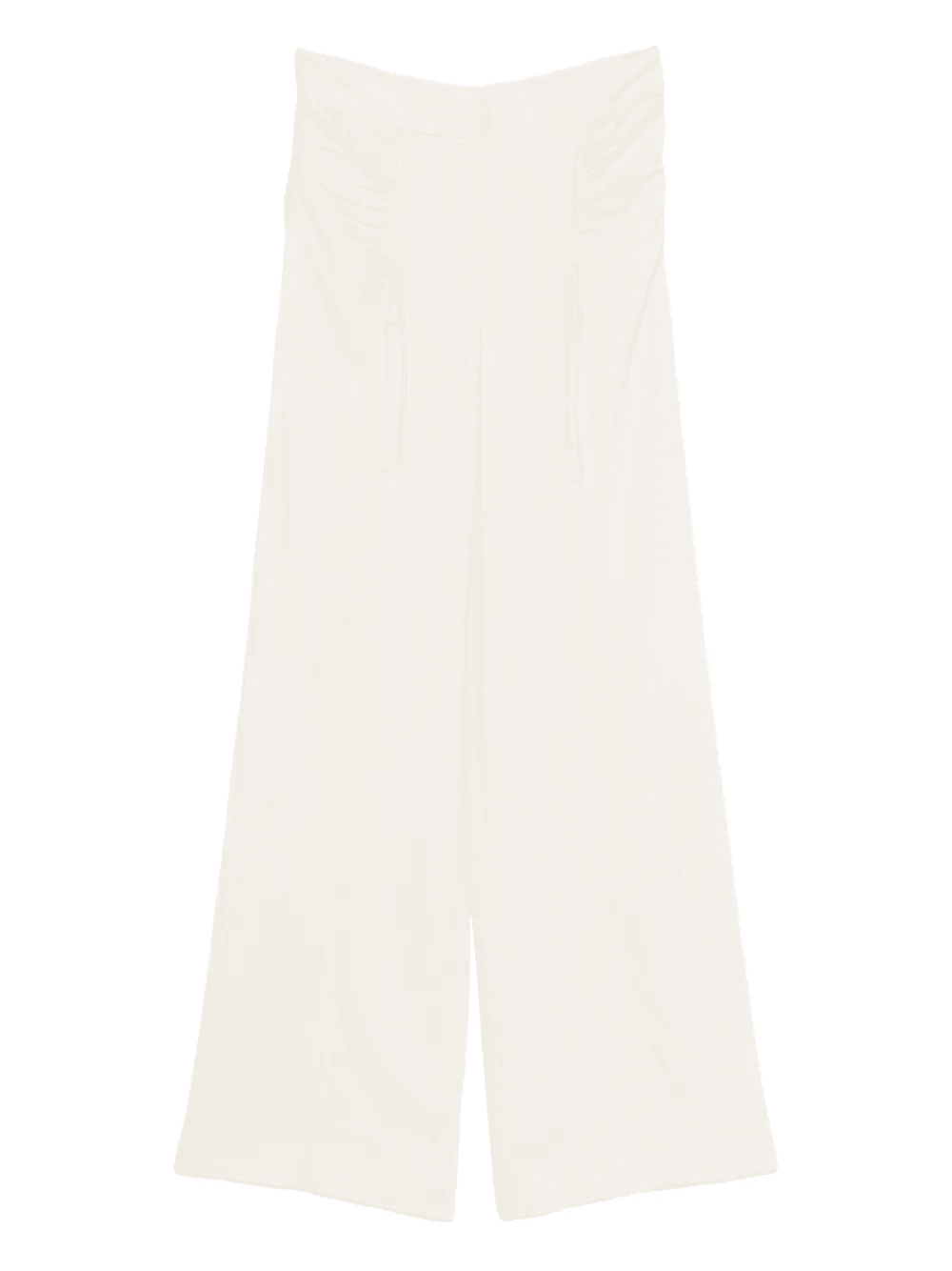 ruched-design drawstring-detail trousers - Image 1