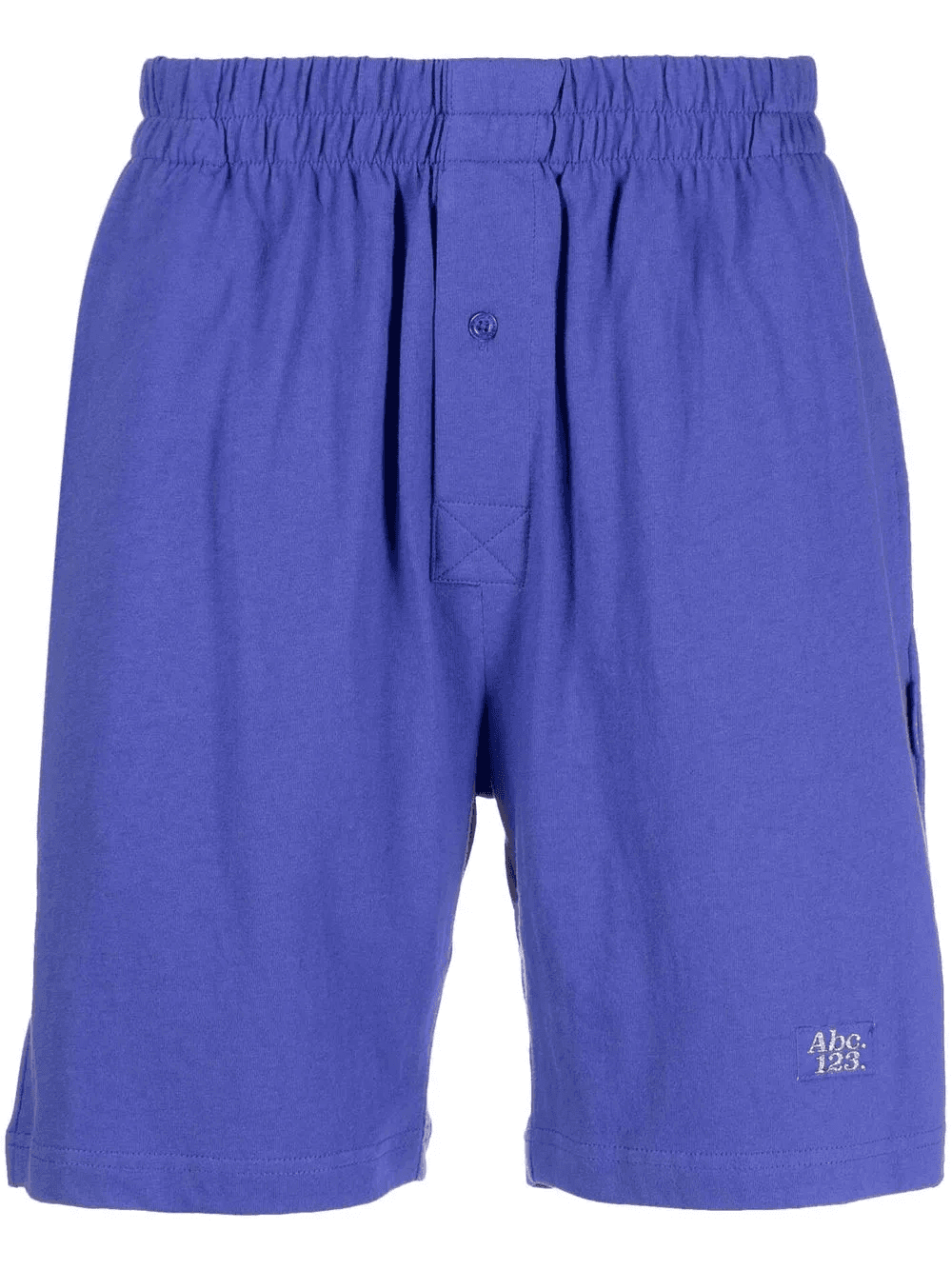 logo print lounge shorts - Image 1