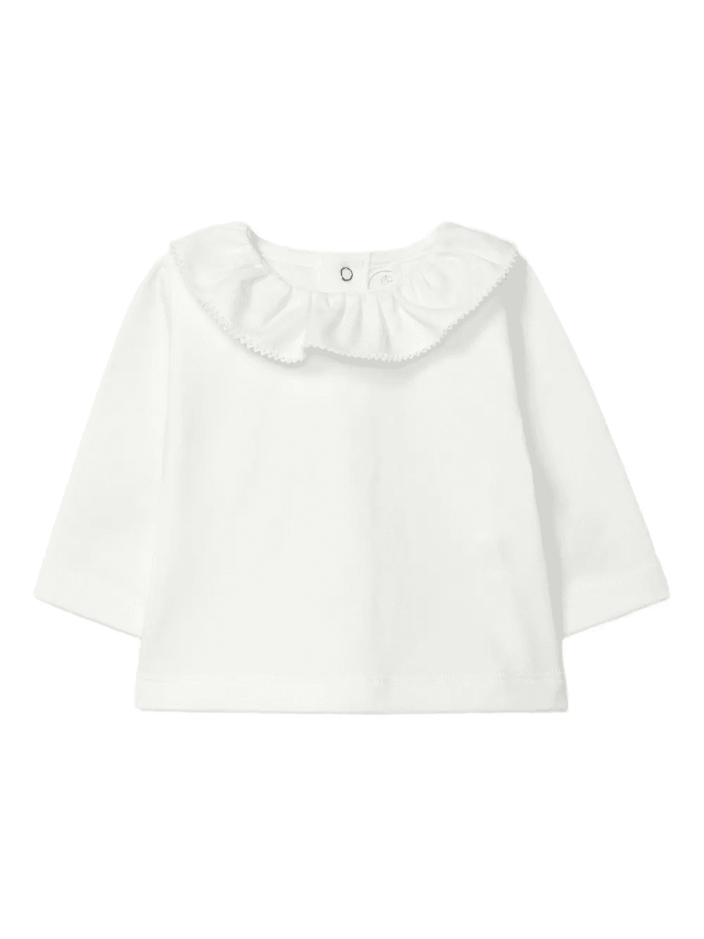 ruffled-collar top - Image 1