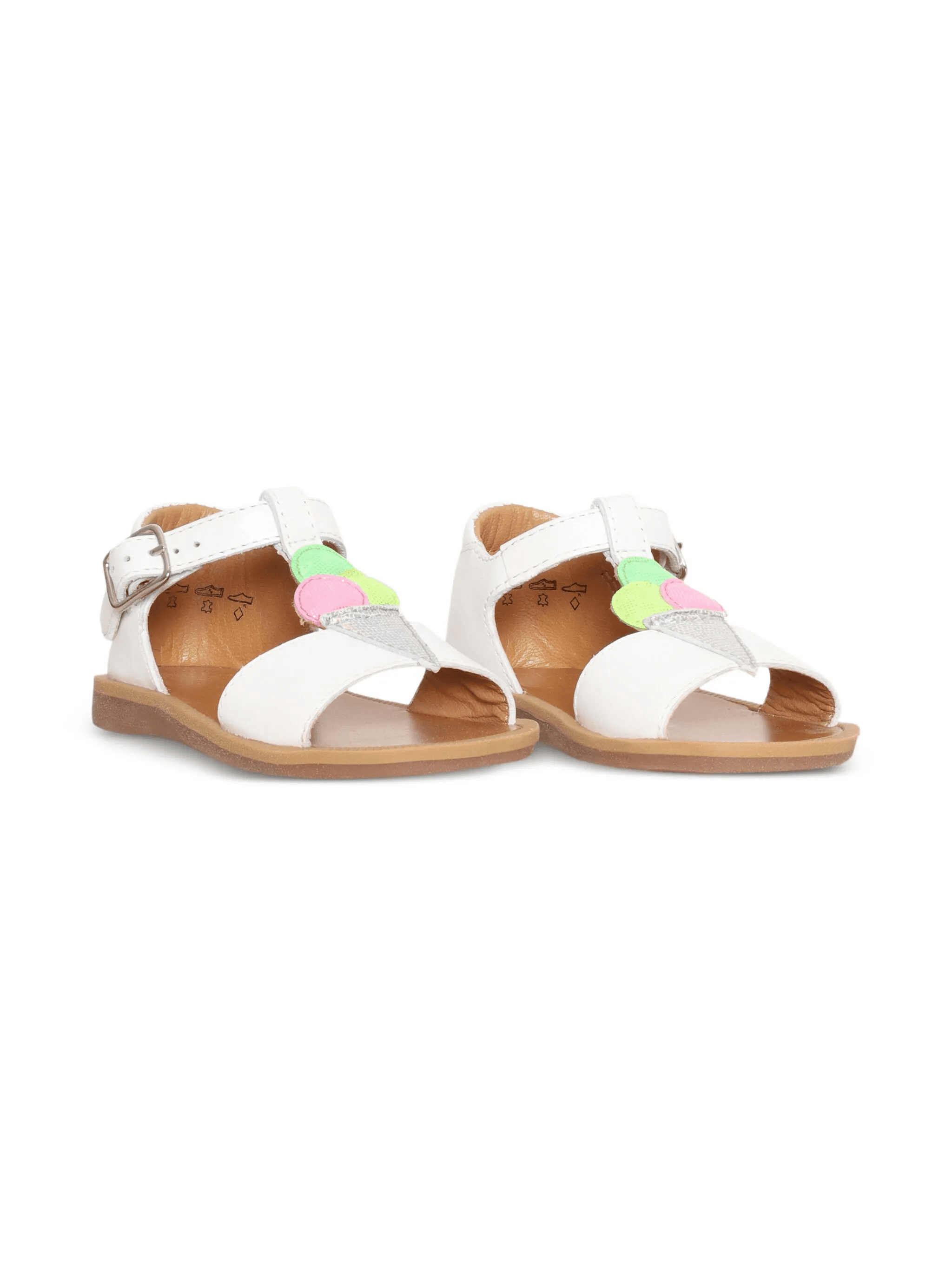 ice-cream leather sandals - Image 1