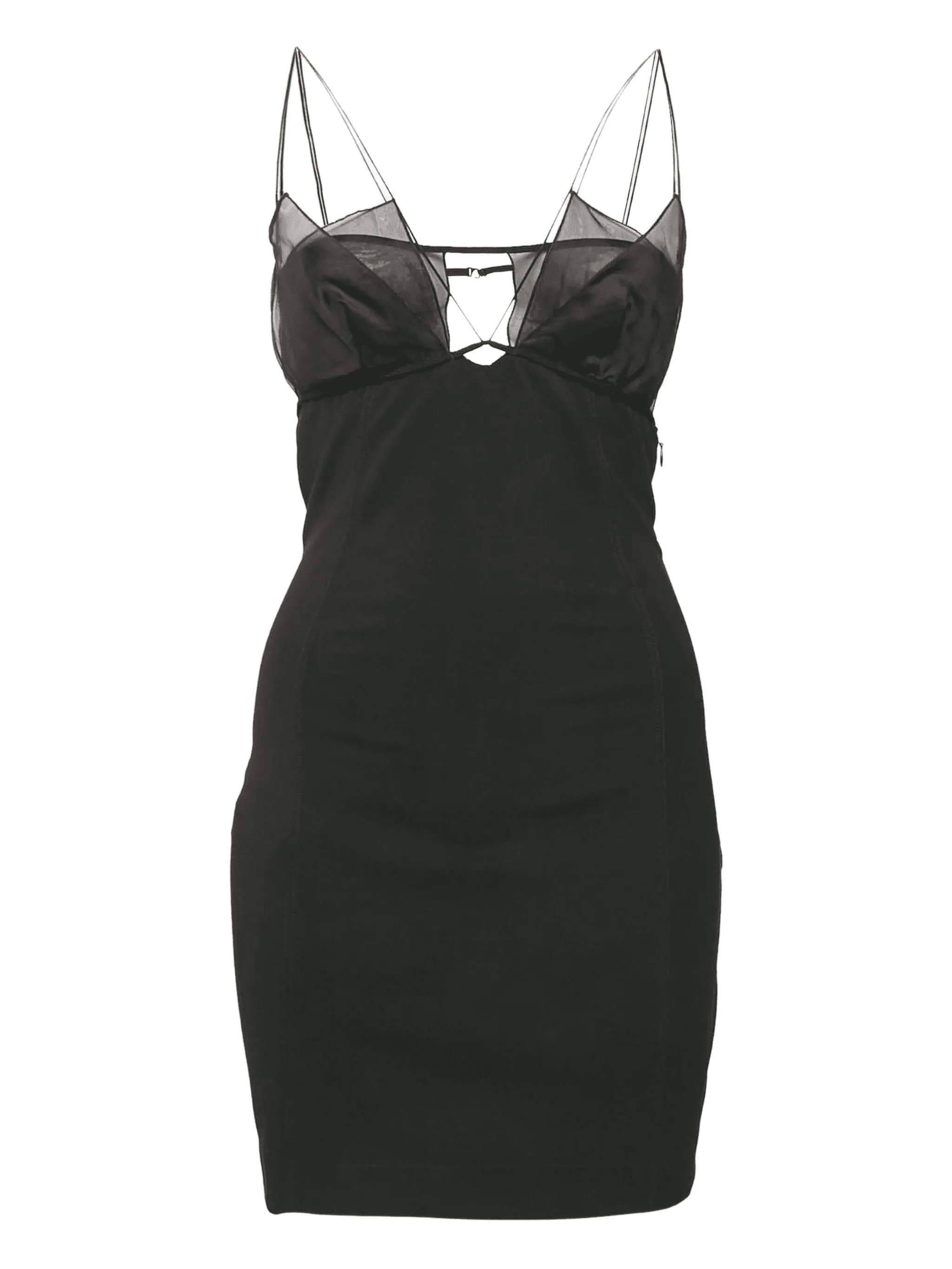 cut-out mini dress - Image 1