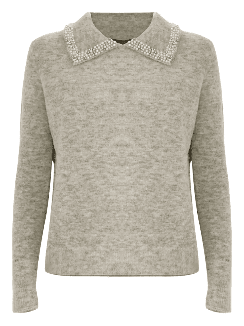 Aralda beaded-collar sweater - Image 1