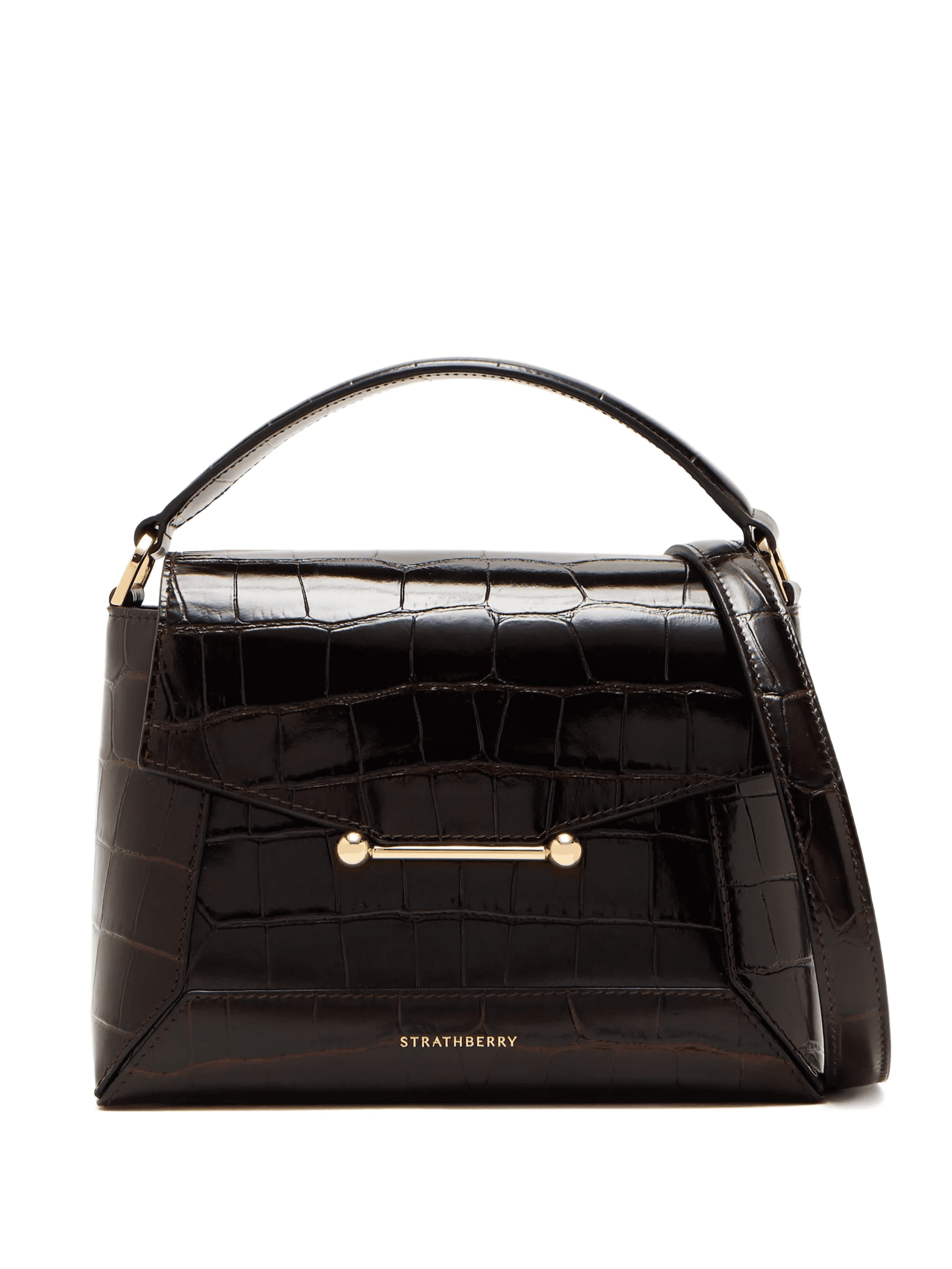 Mosaic croc-effect tote bag - Image 1