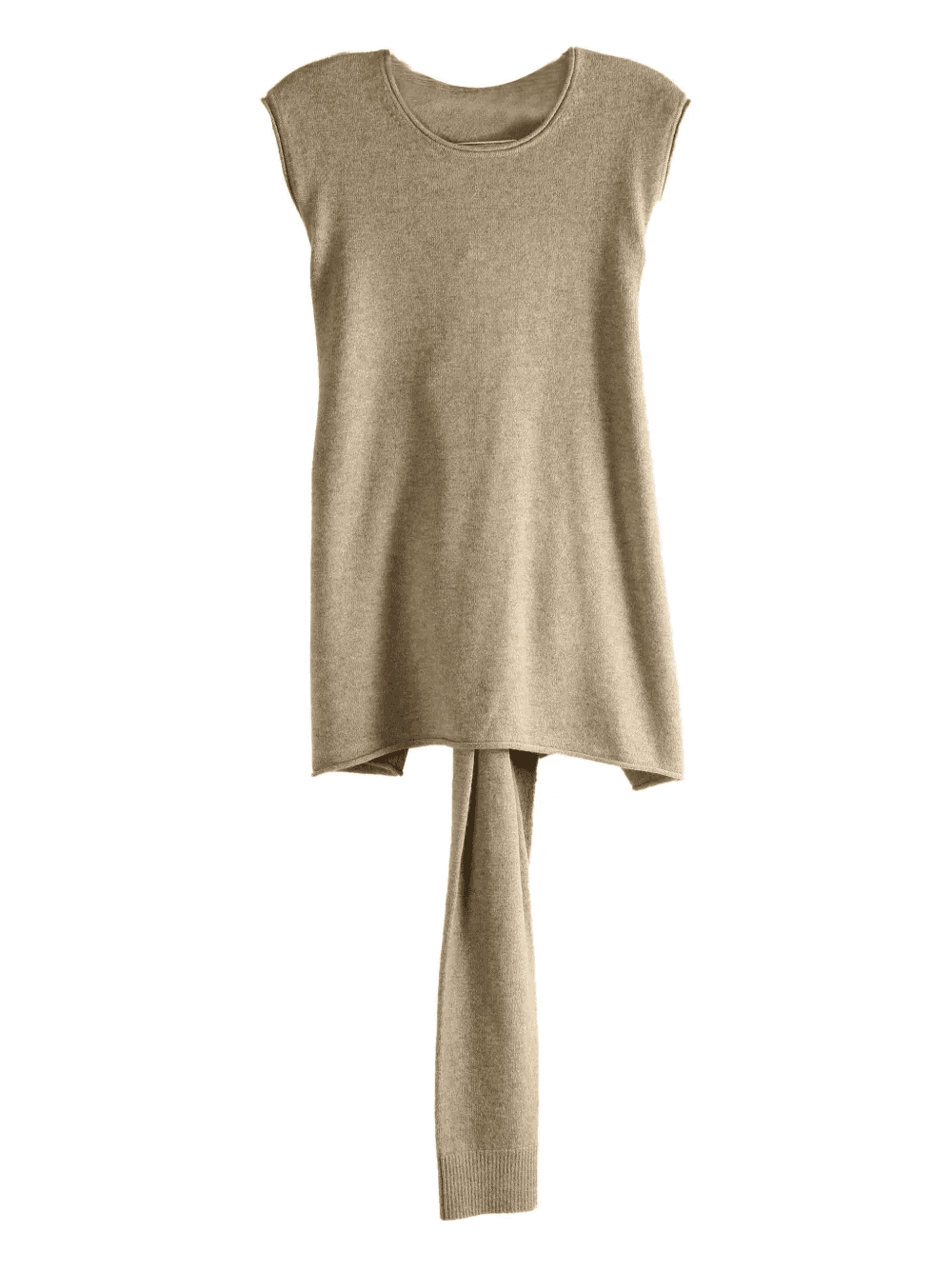 tied sleeveless tank top - Image 1